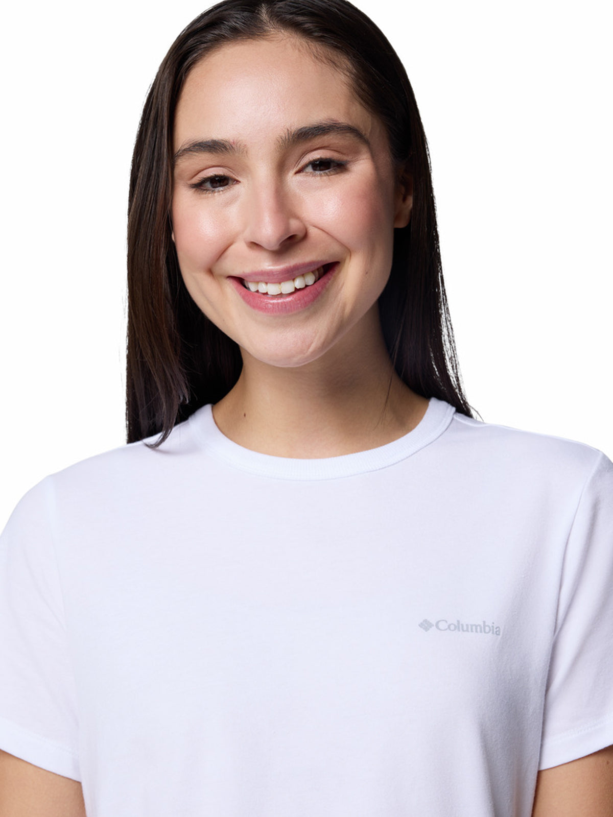 Polera Manga Corta Mujer Sun Trek II Blanco Columbia