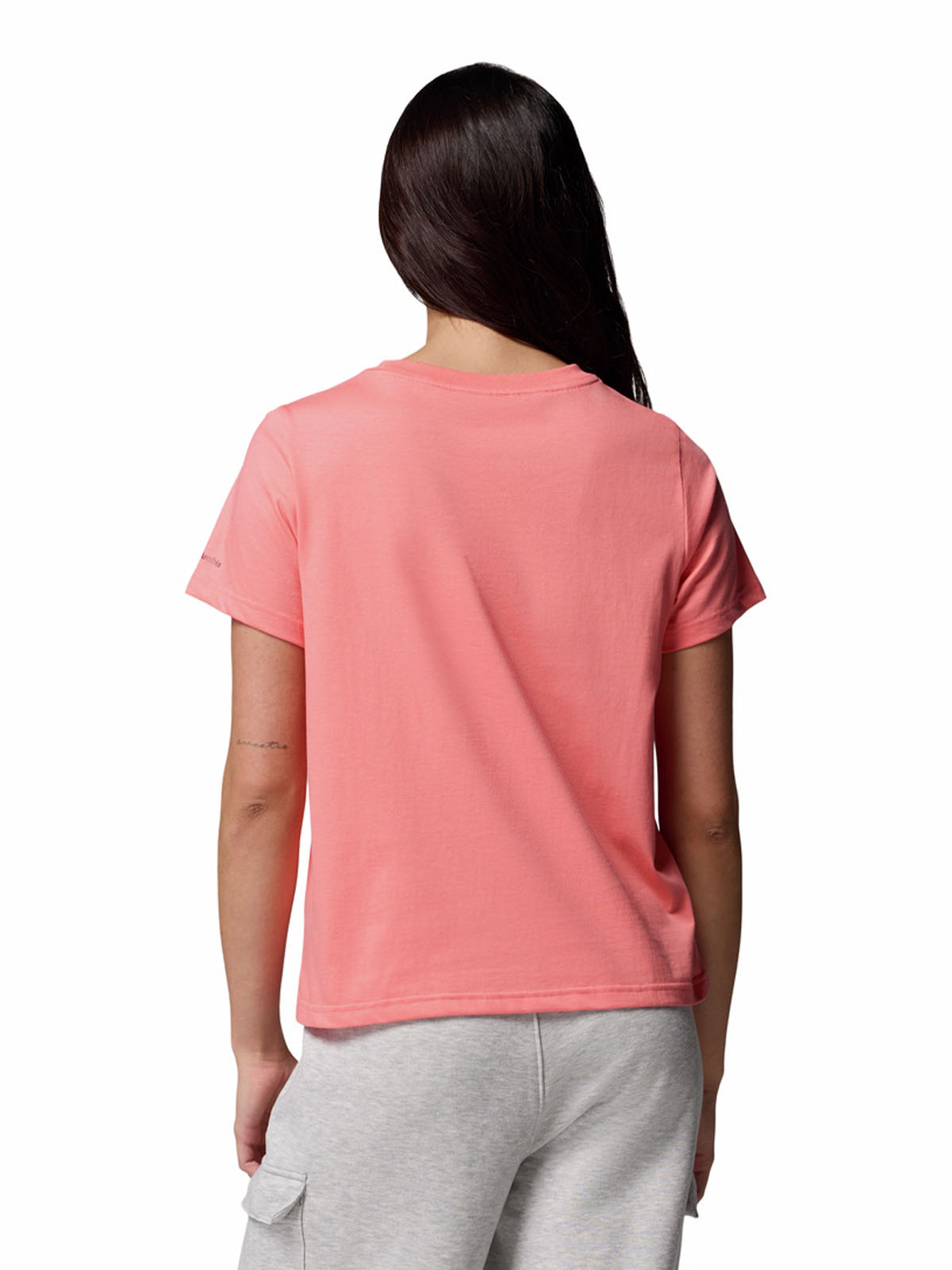 Polera Manga Larga Mujer Rolling Bend Graphic Rojo Columbia