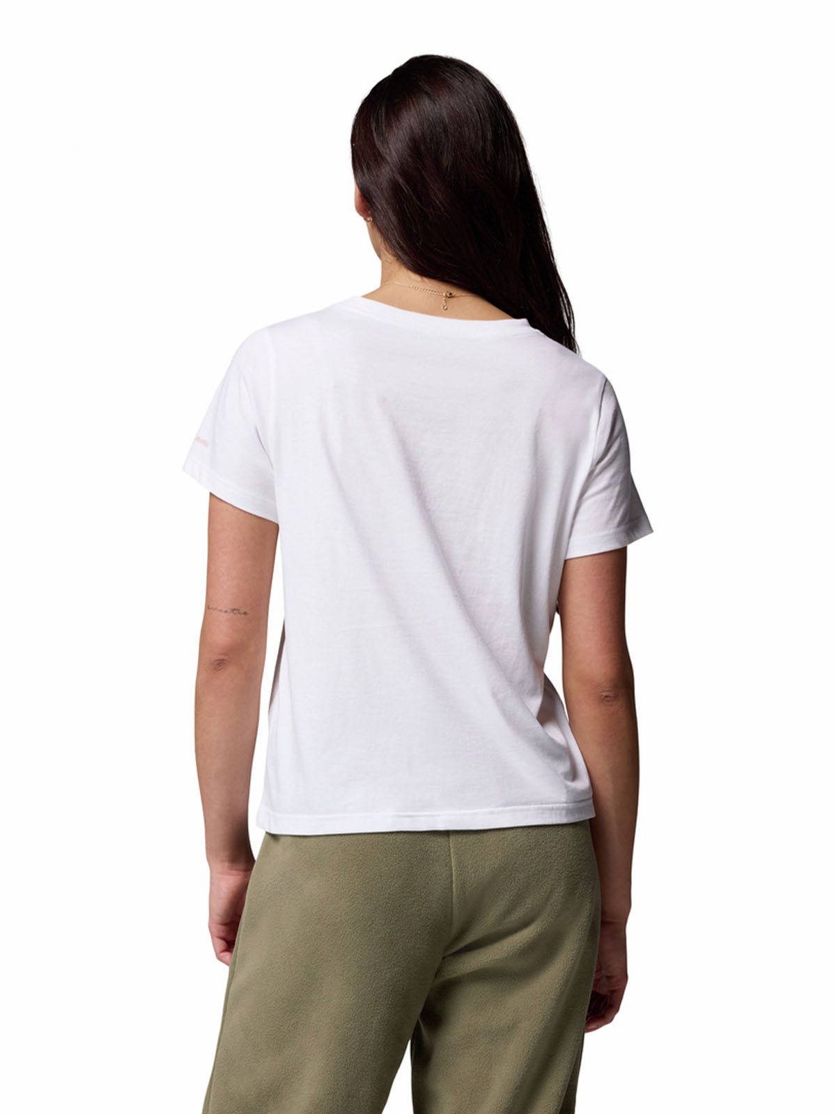 Polera Manga Larga Mujer Rolling Bend Graphic Blanco Columbia