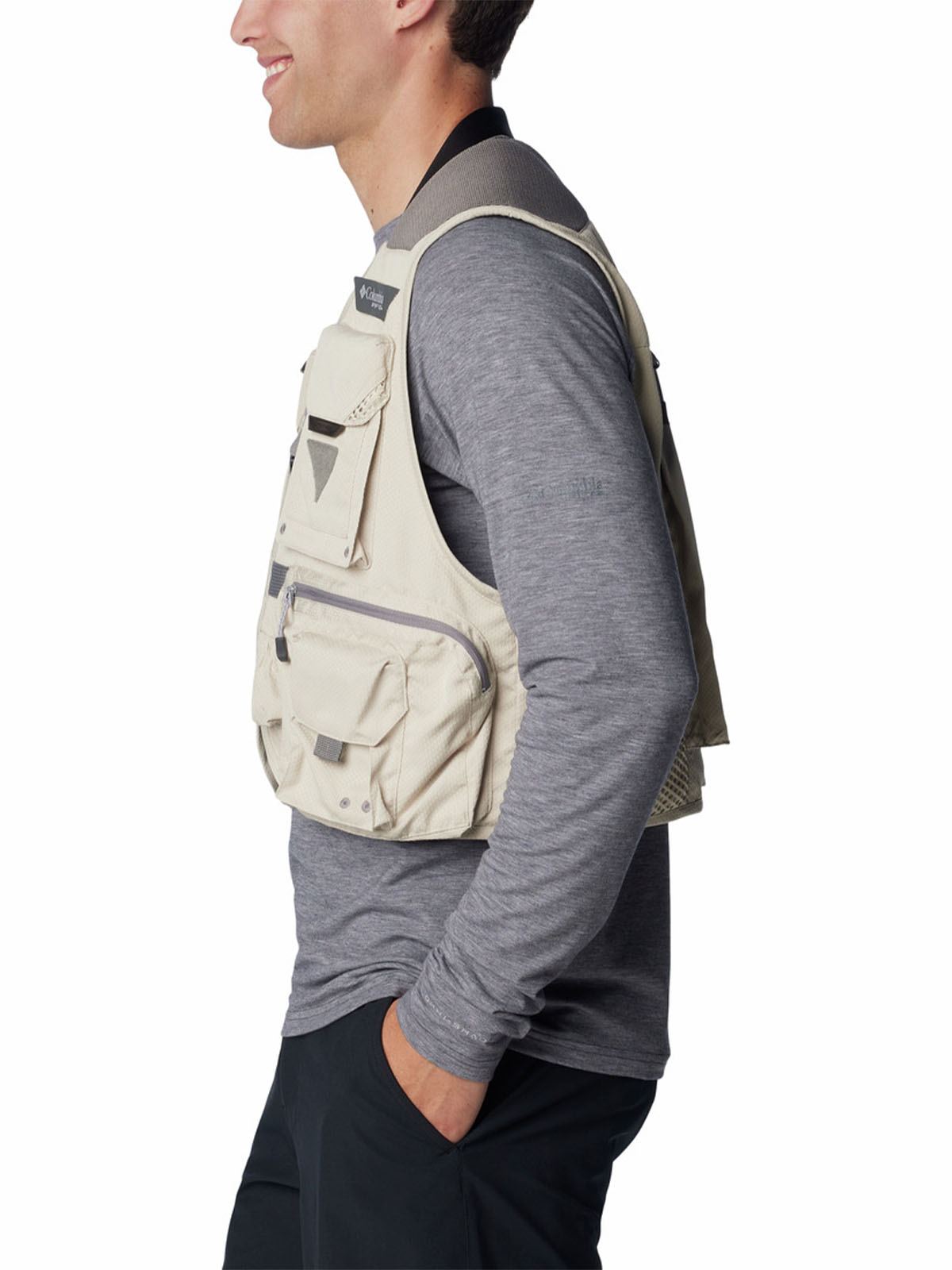 Chaleco Hombre Henrys Fork VI Beige Columbia