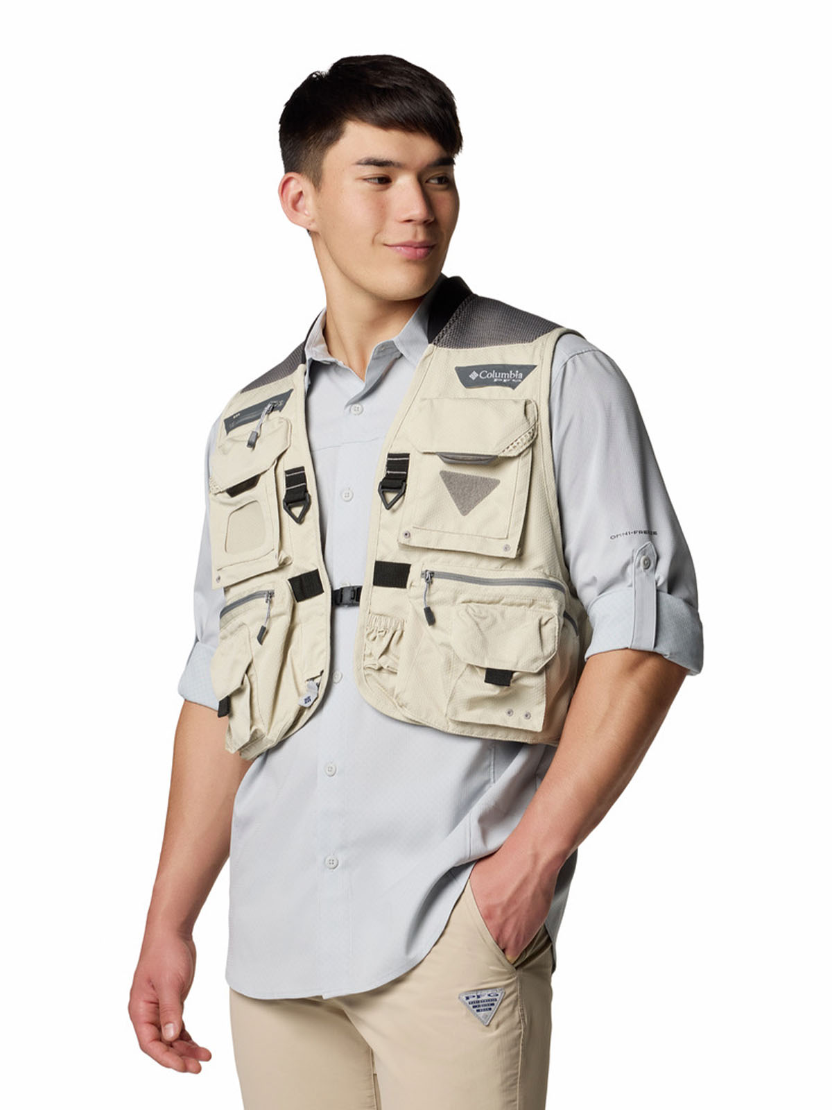 Chaleco Hombre Henrys Fork VI Beige Columbia
