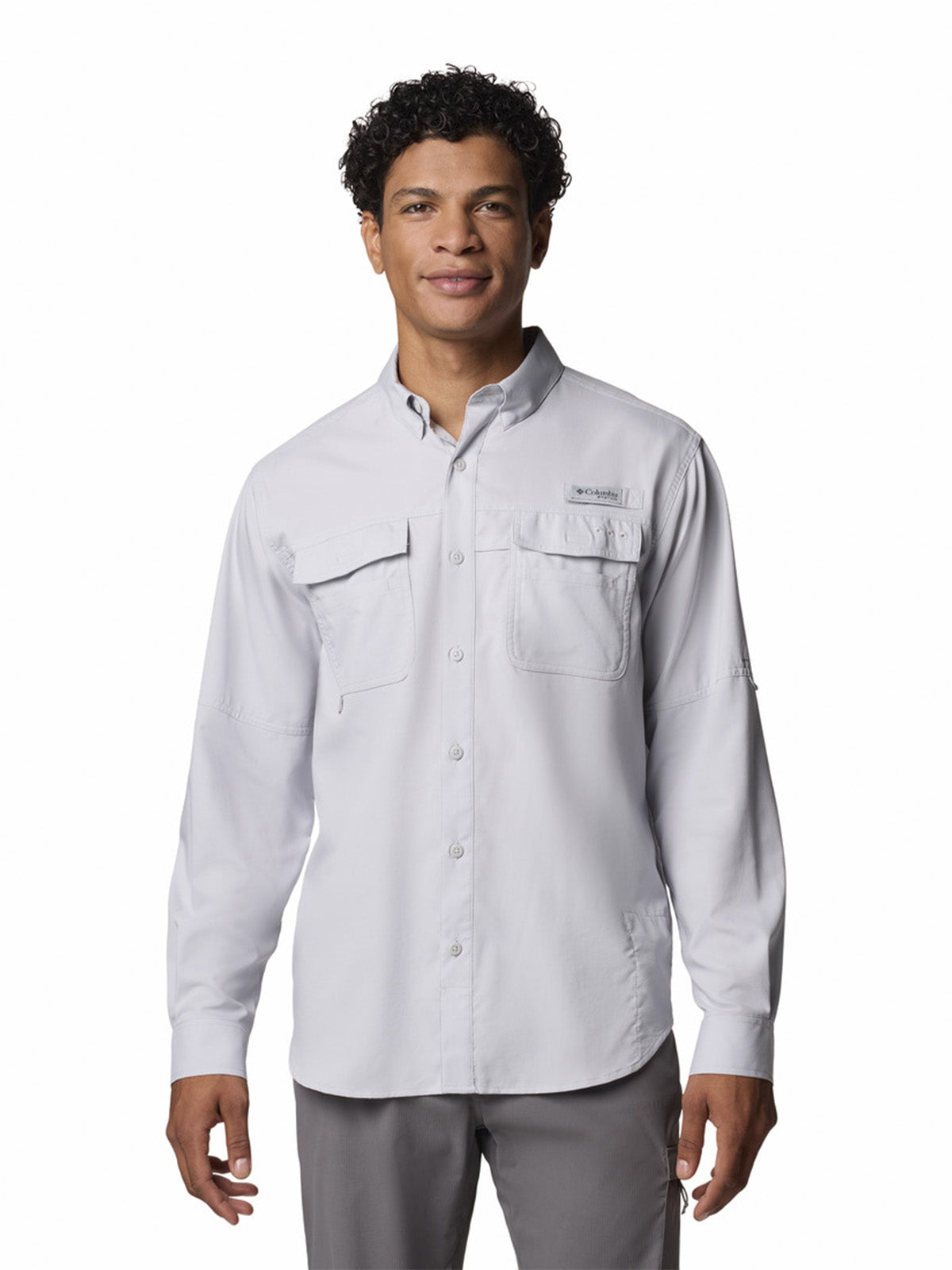Camisa Manga Larga Hombre Blood And Guts V Gris Columbia