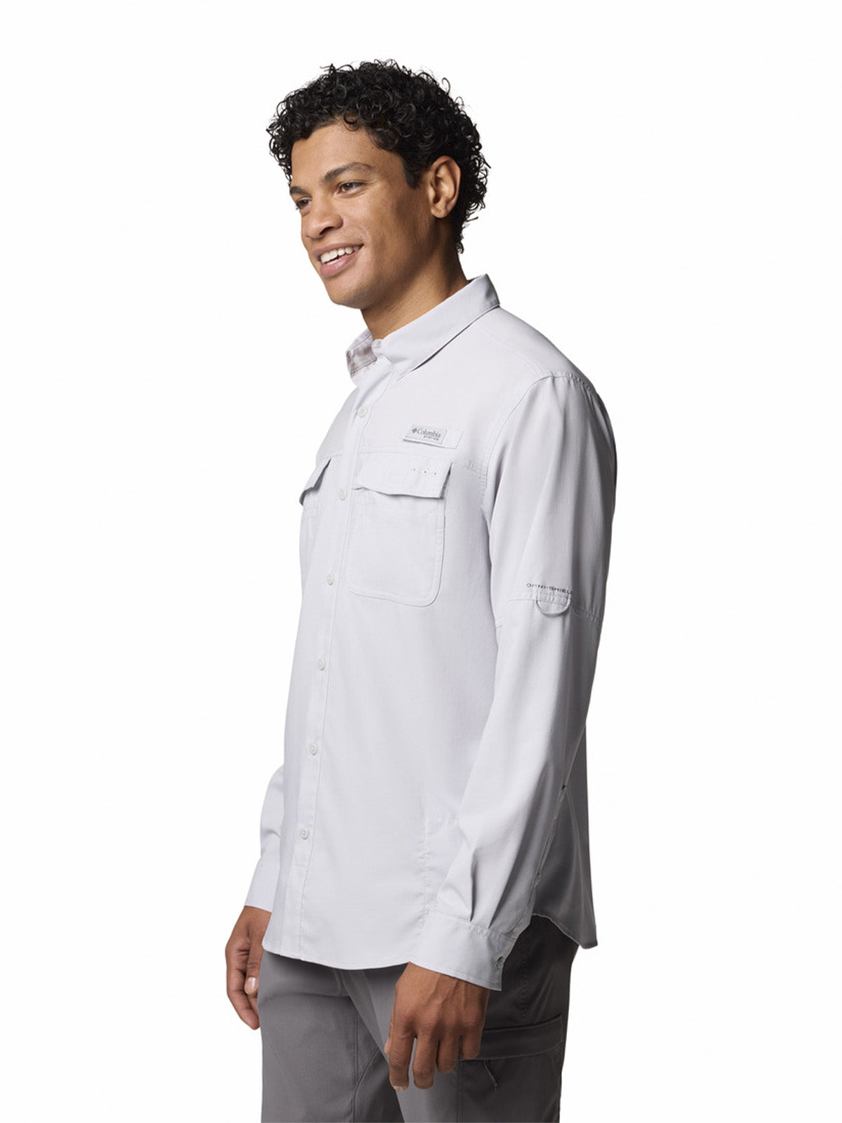 Camisa Manga Larga Hombre Blood And Guts V Gris Columbia