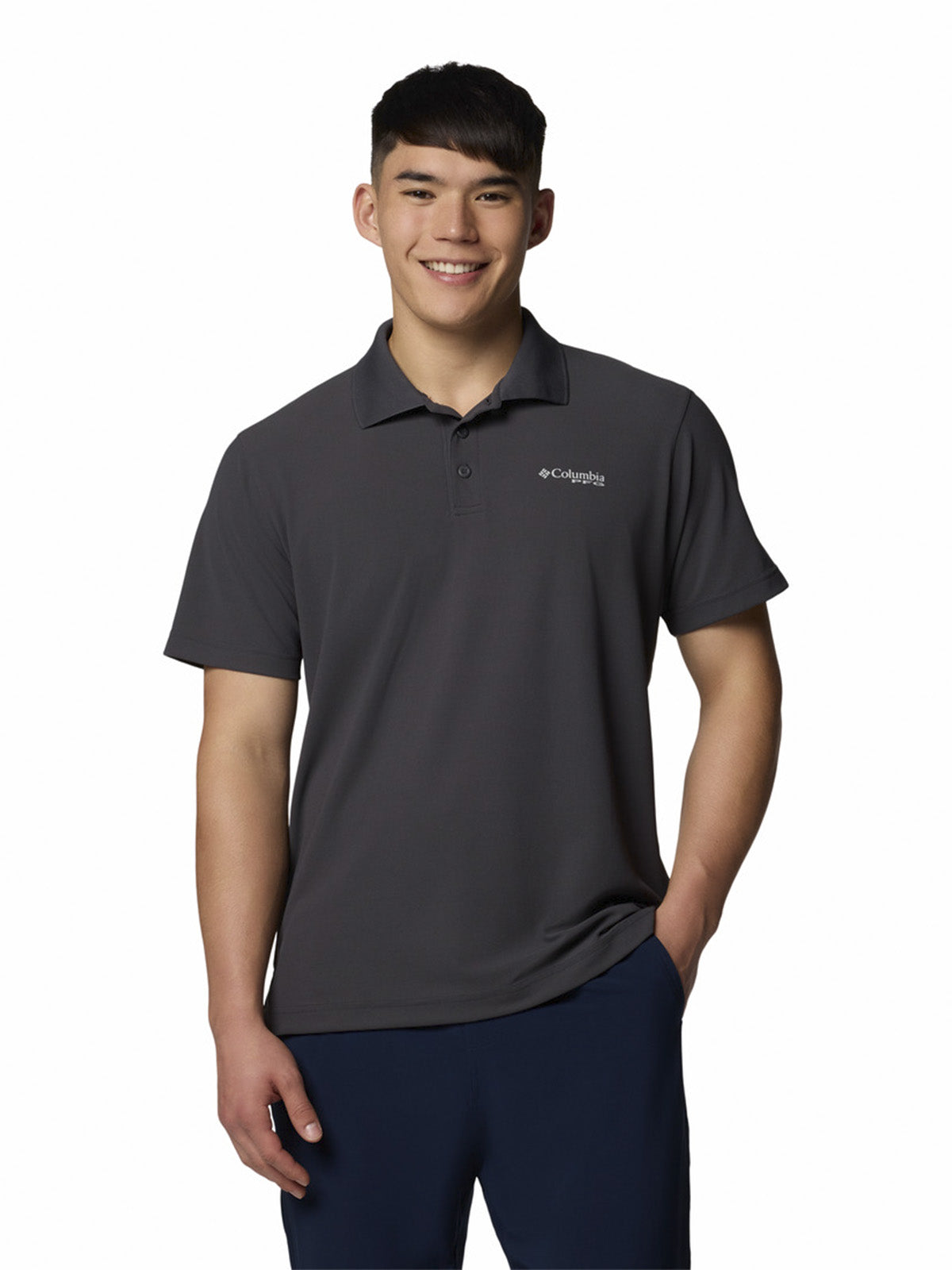 Polera Hombre Freezer Polo Gris Columbia