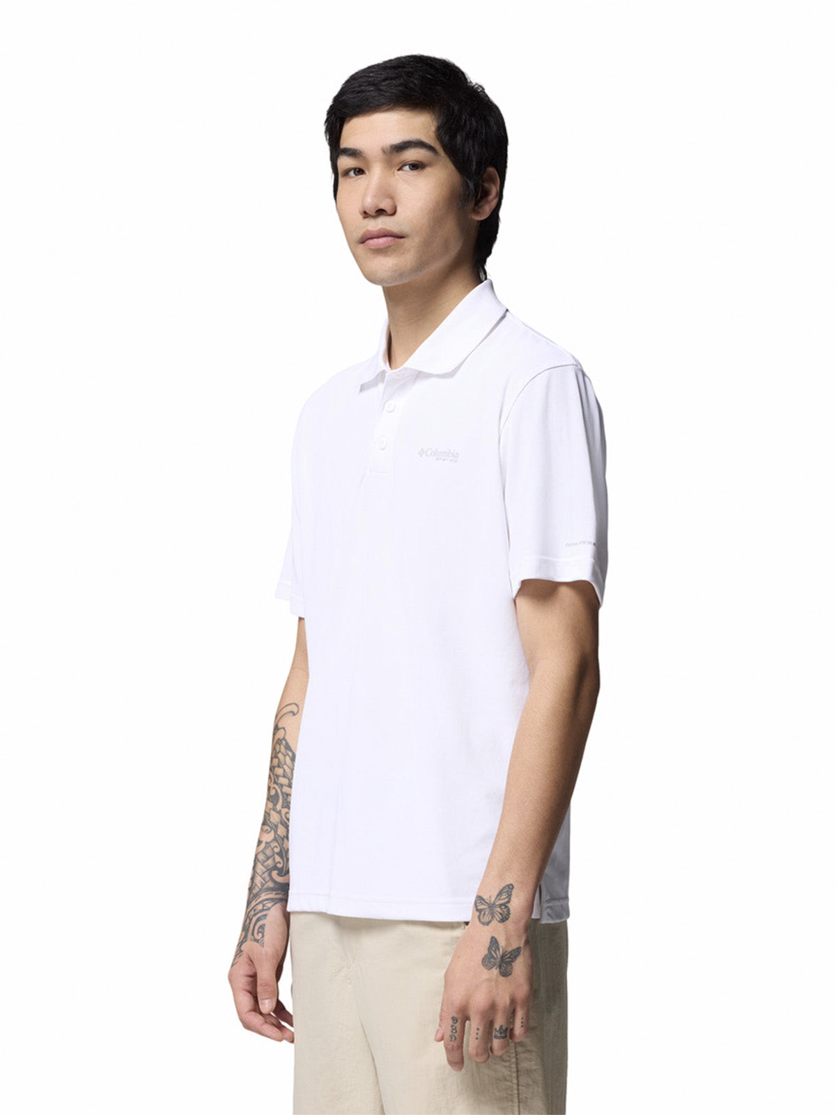 Polera Hombre Freezer Polo Blanco Columbia