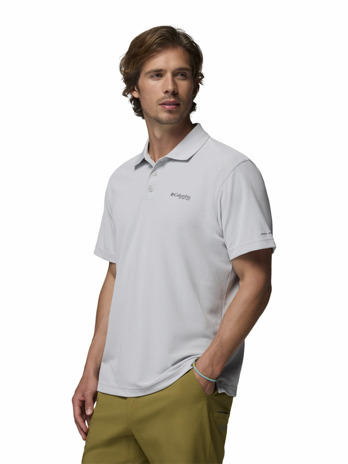Polera Hombre Freezer Polo Gris Columbia