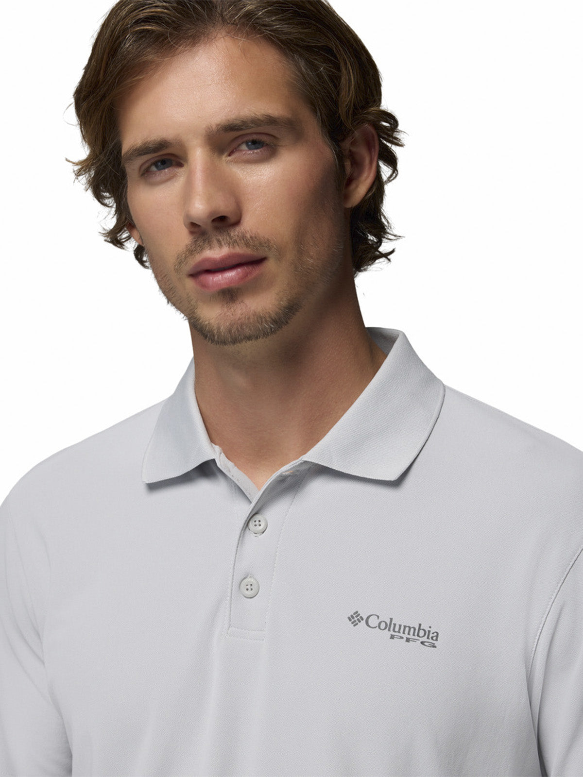 Polera Hombre Freezer Polo Gris Columbia