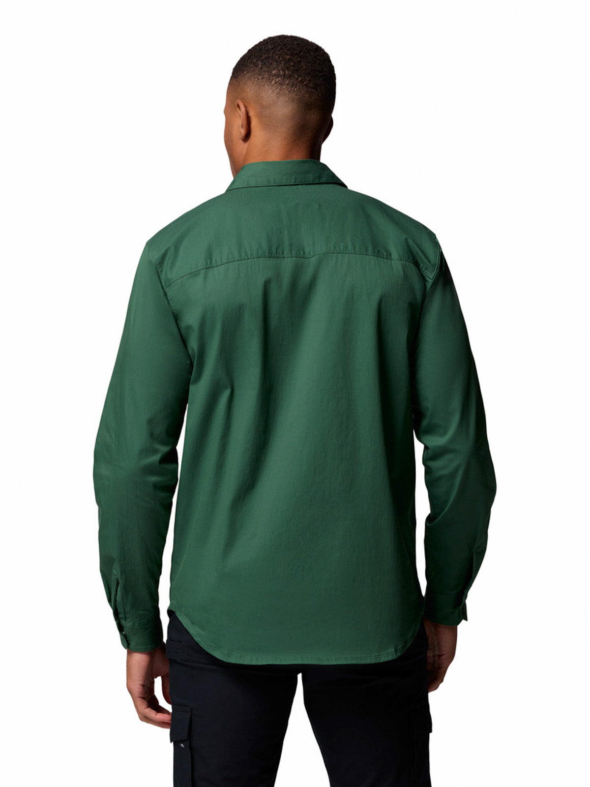 Camisa Manga Larga Hombre Landroamer Twill Ls Verde Columbia