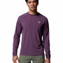 Polera Manga Larga Hombre Wild Cast Sun Morado Columbia