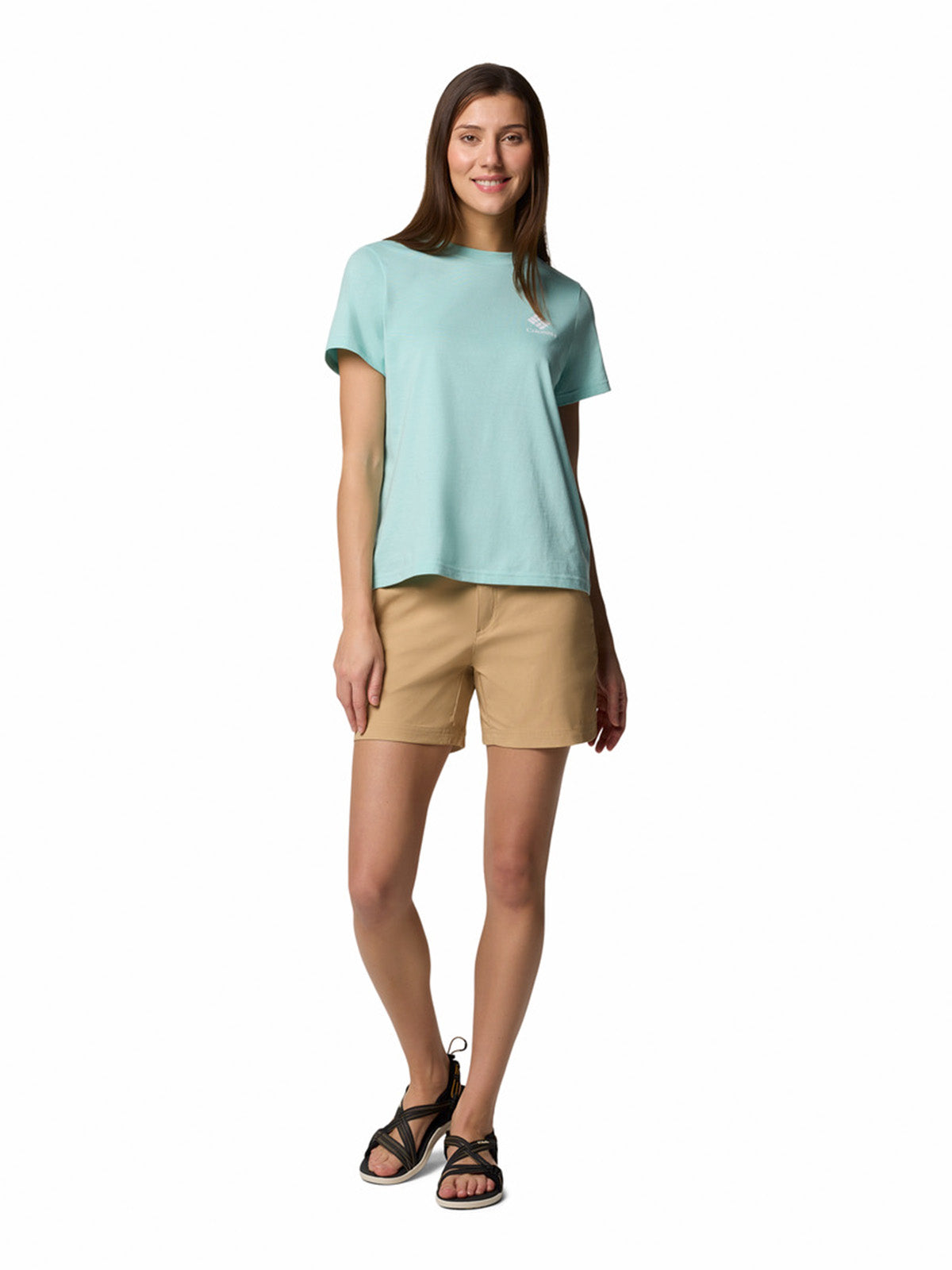 Short Mujer Leslie Falls II Beige Columbia