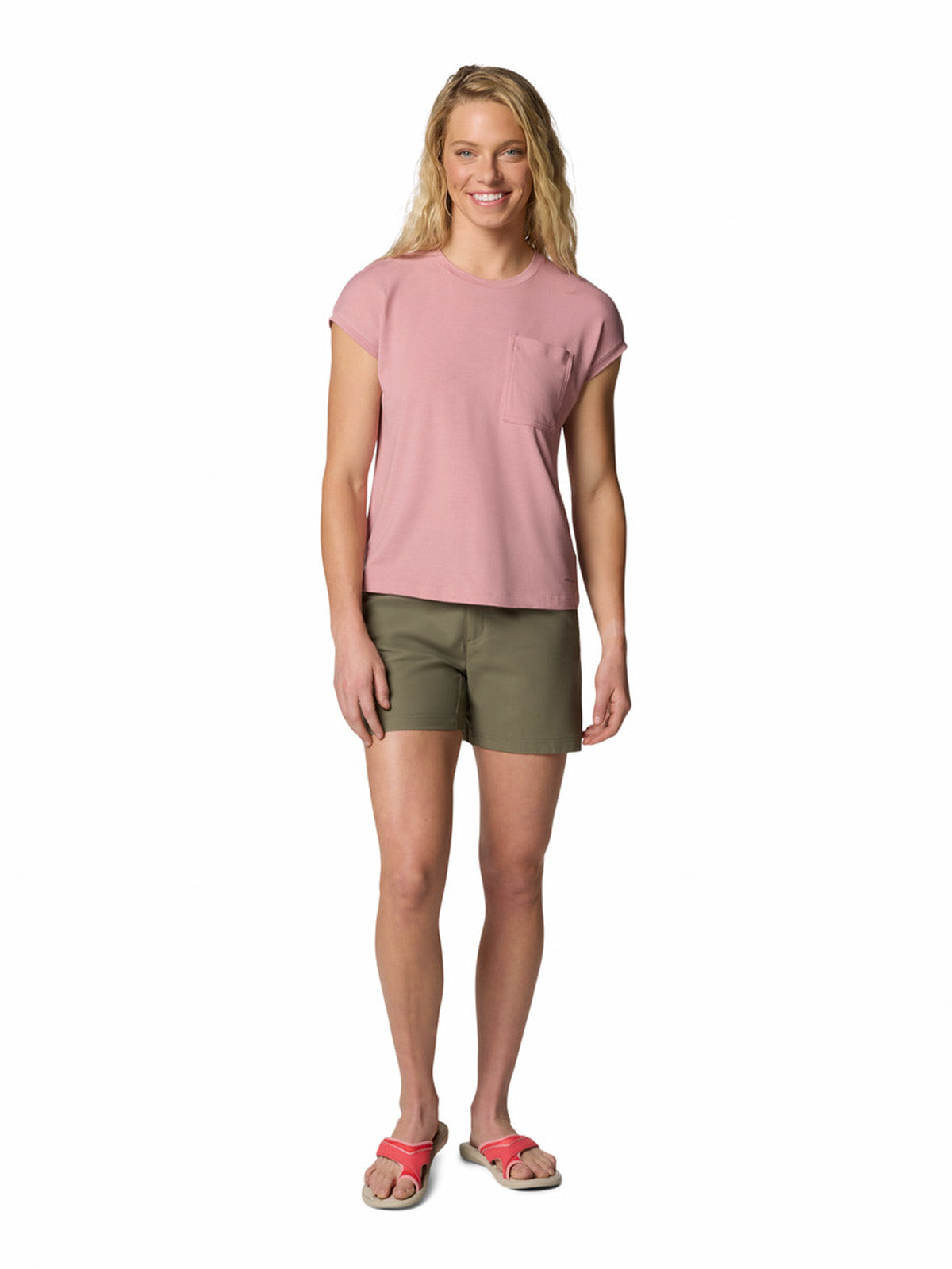 Short Mujer Leslie Falls II Gris Columbia