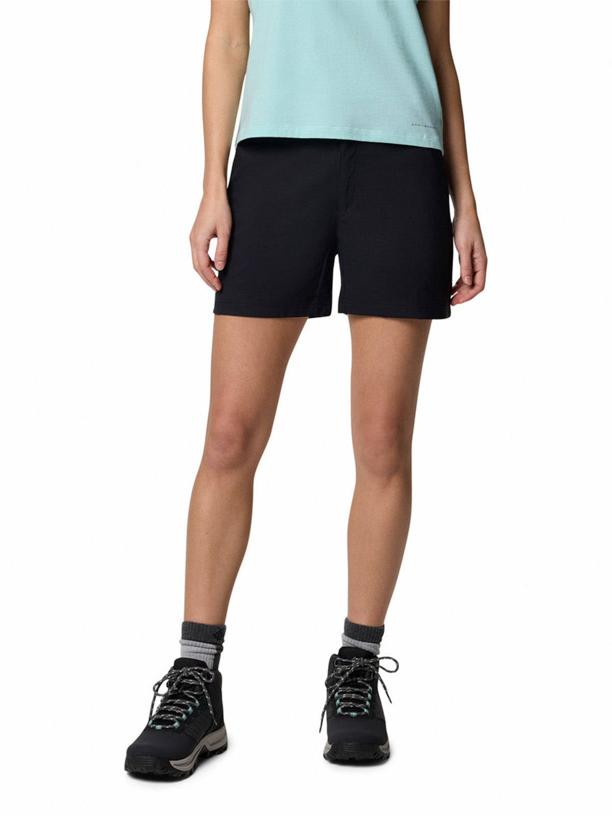 Short Mujer Leslie Falls II Negro Columbia