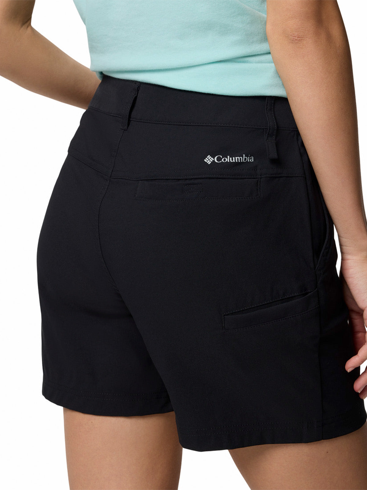 Short Mujer Leslie Falls II Negro Columbia