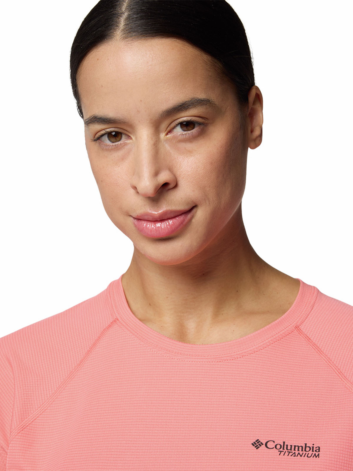 Polera Manga Corta Mujer Cirque River Crew Rosado Columbia