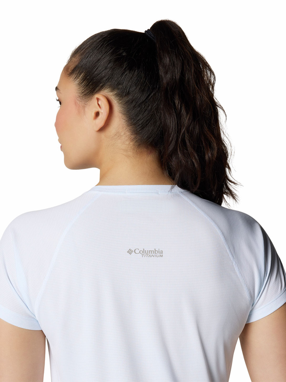 Polera Manga Corta Mujer Cirque River Crew Blanco Columbia