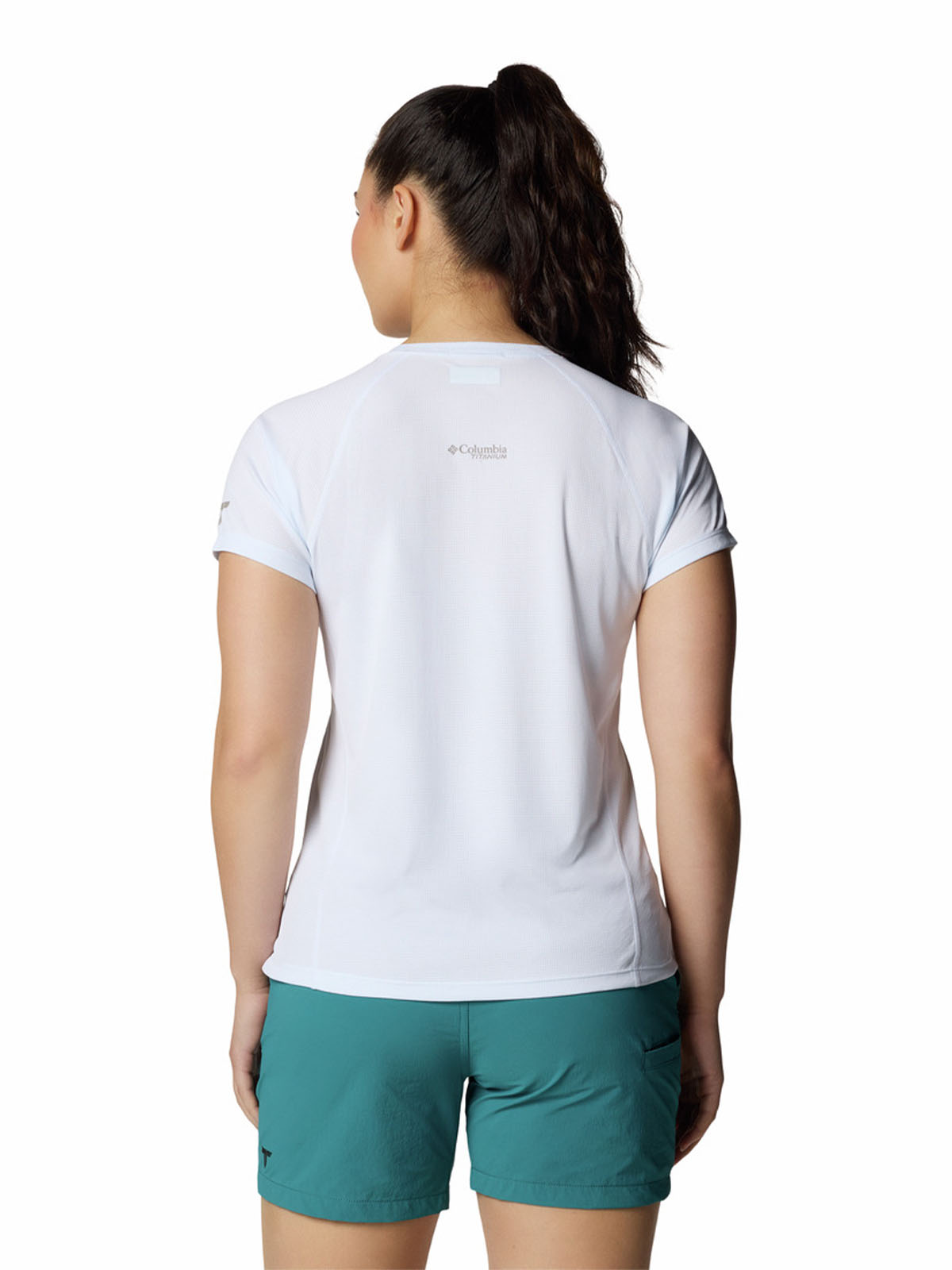 Polera Manga Corta Mujer Cirque River Crew Blanco Columbia