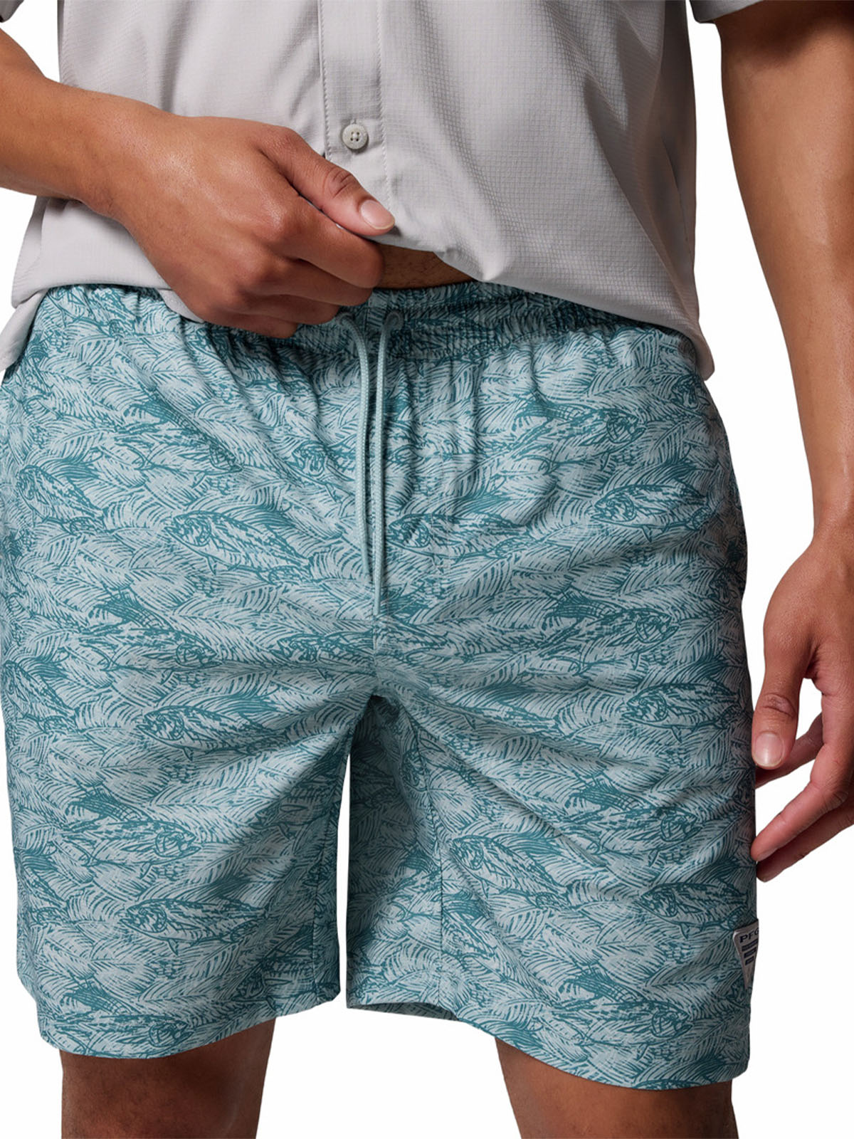 Short Hombre Pfg Rambler Printed Azul Columbia
