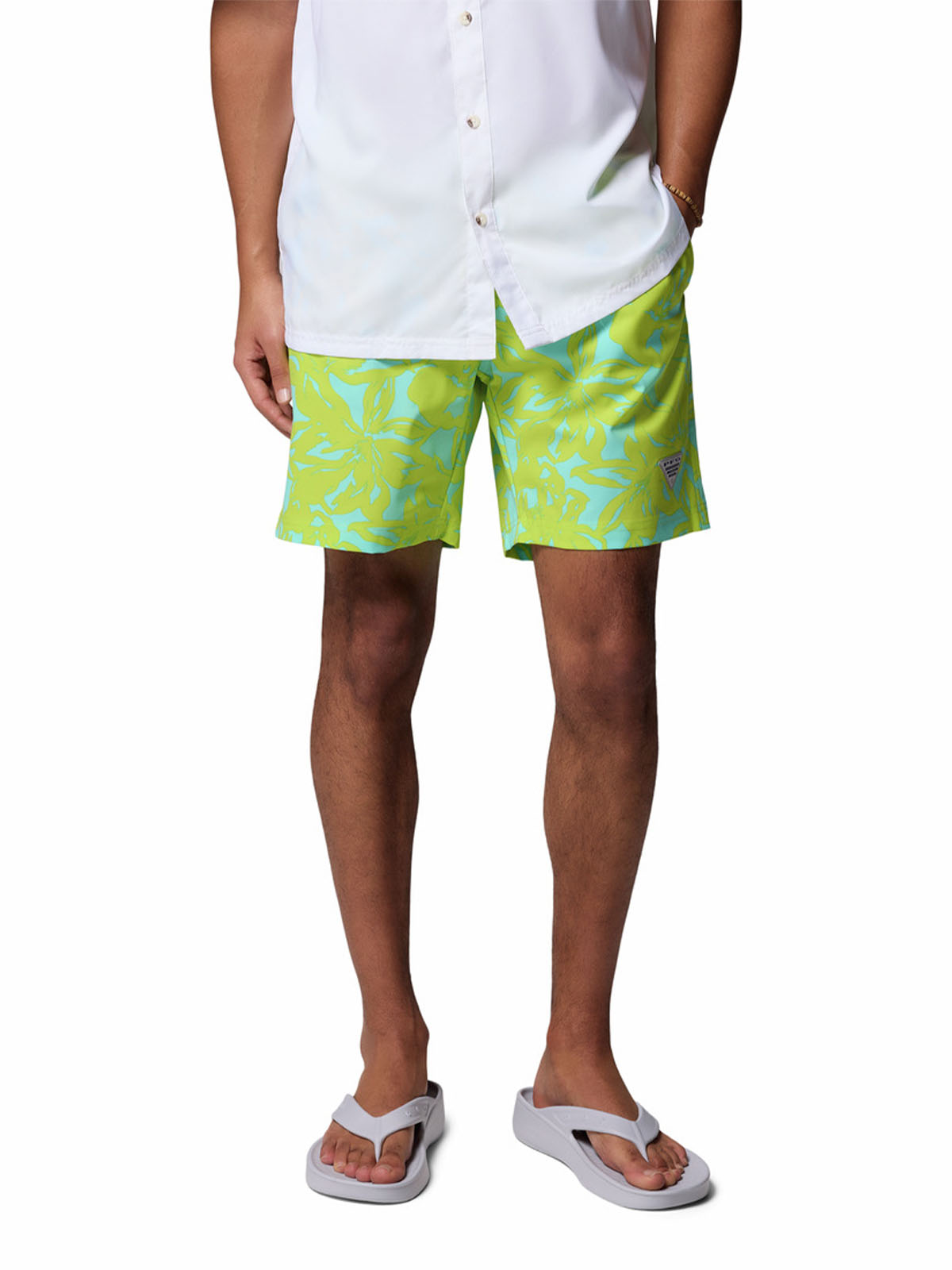 Short Hombre Pfg Rambler Printed Verde Columbia
