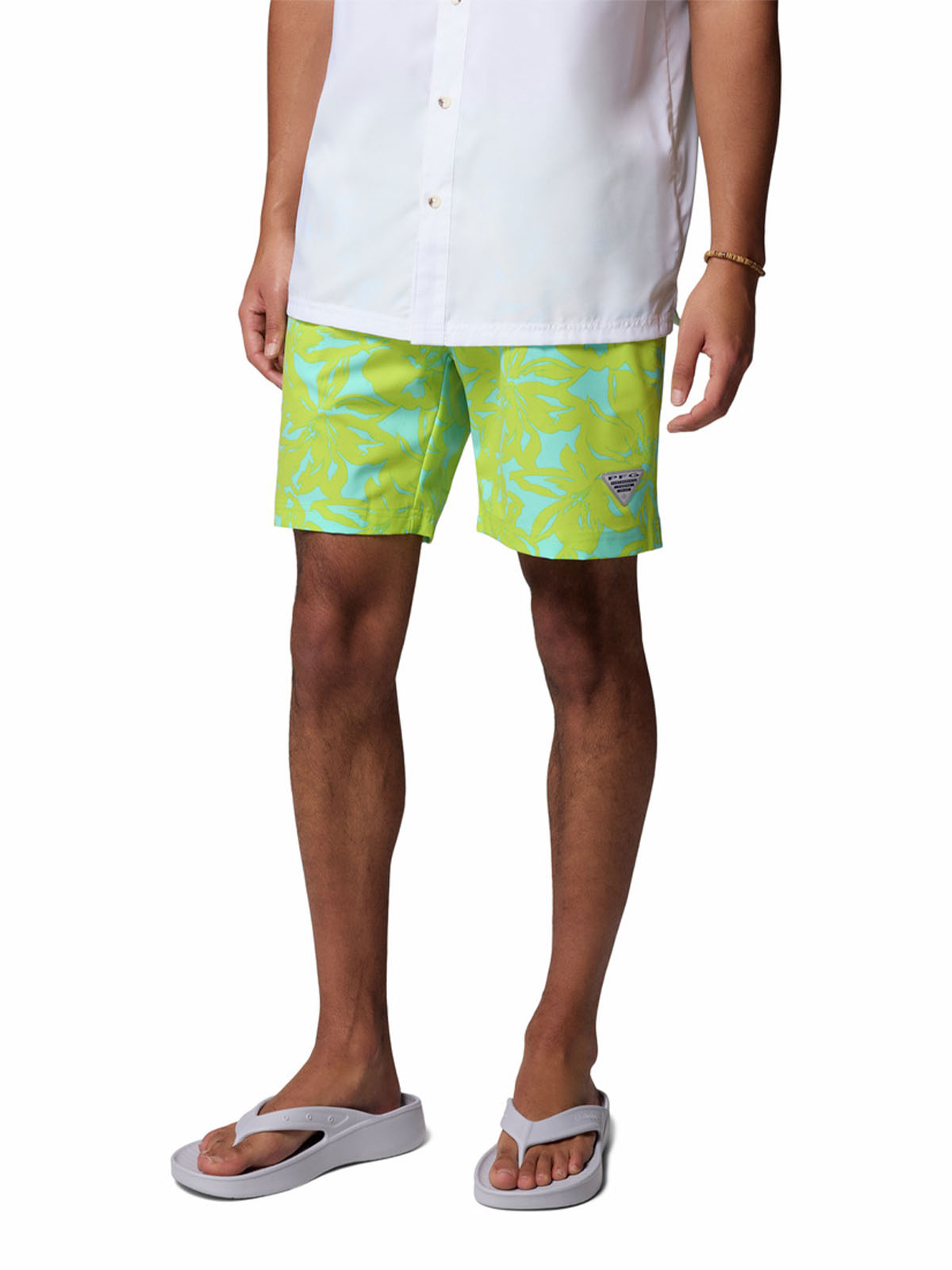 Short Hombre Pfg Rambler Printed Verde Columbia