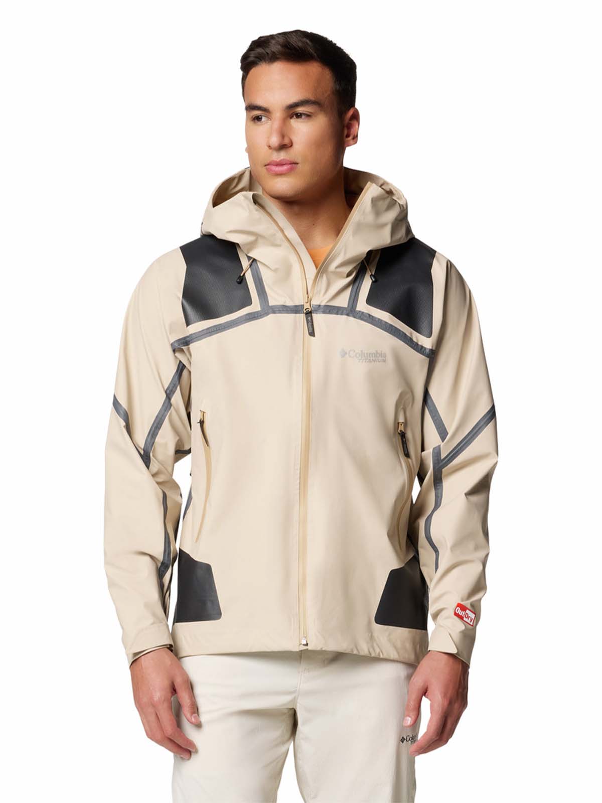 Cortaviento Hombre Whistler Peak Shell Beige Columbia