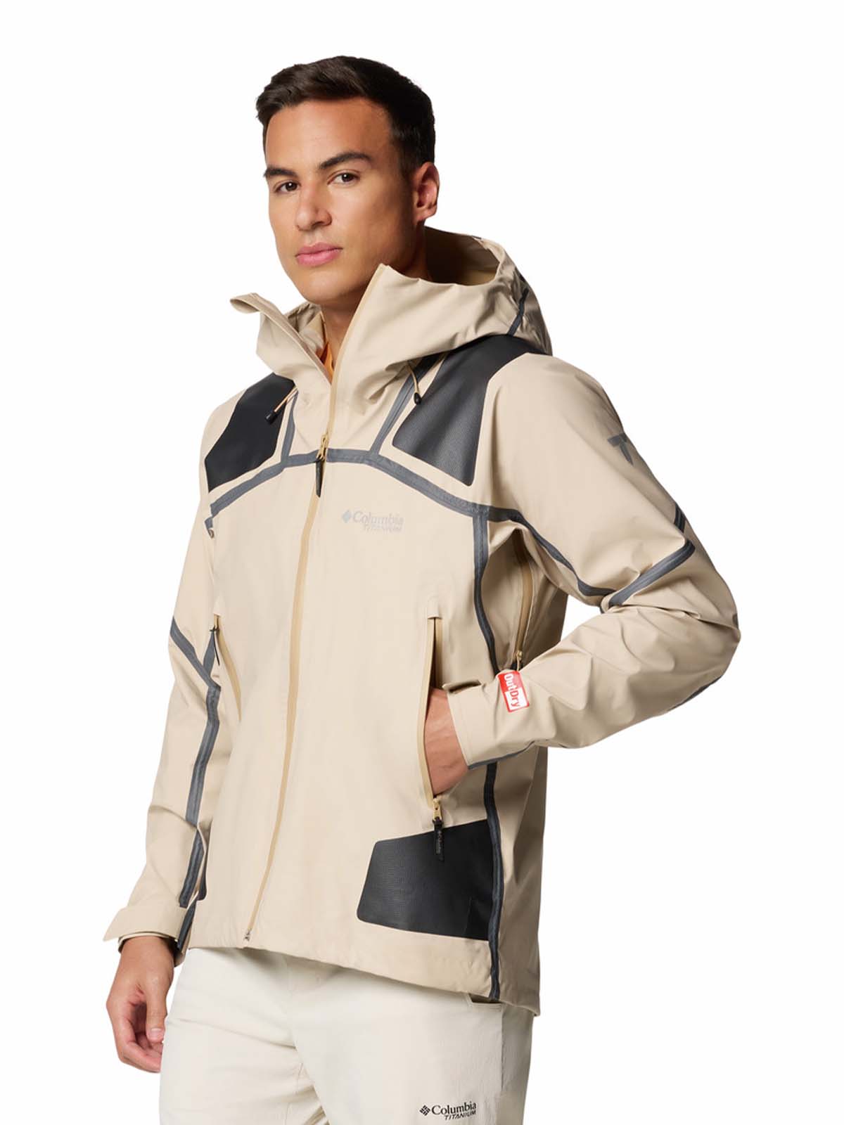 Cortaviento Hombre Whistler Peak Shell Beige Columbia