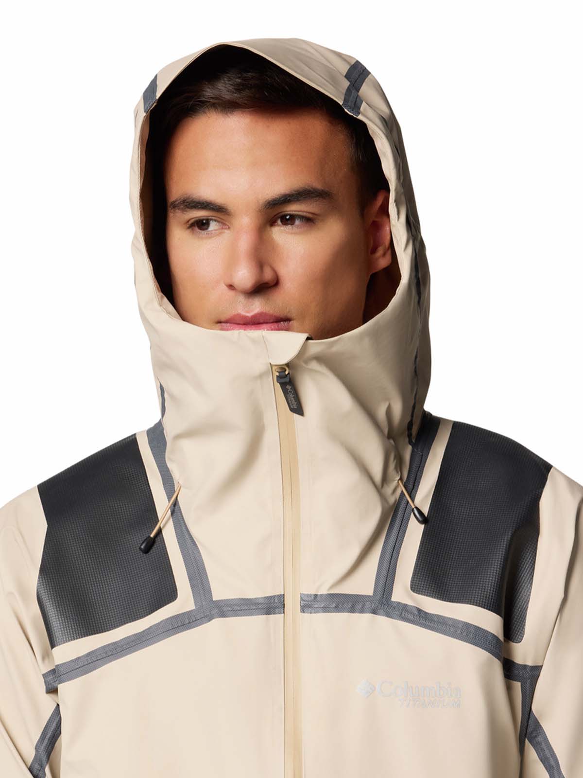 Cortaviento Hombre Whistler Peak Shell Beige Columbia