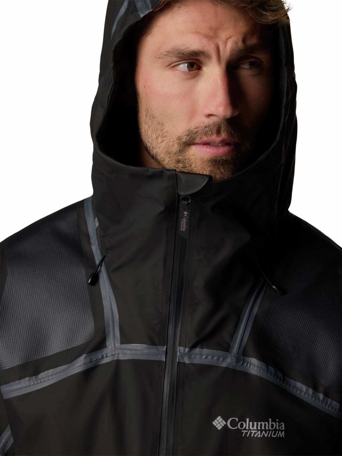 Cortaviento Hombre Whistler Peak Shell Negro Columbia