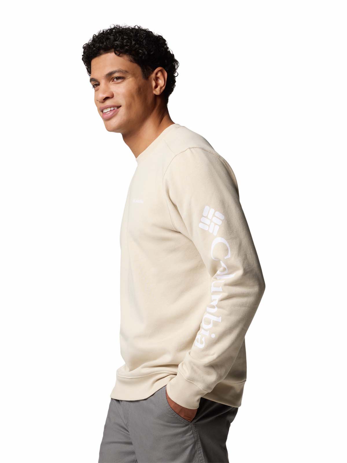 Polerón Hombre Beaumount Crew Gris Columbia