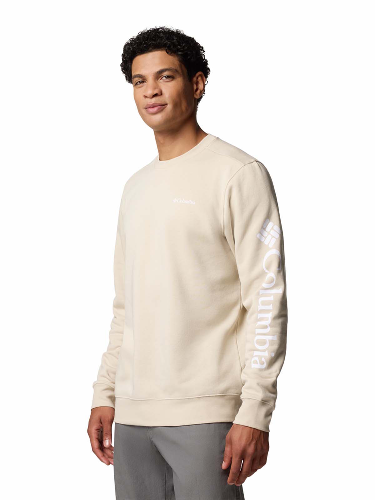 Polerón Hombre Beaumount Crew Gris Columbia