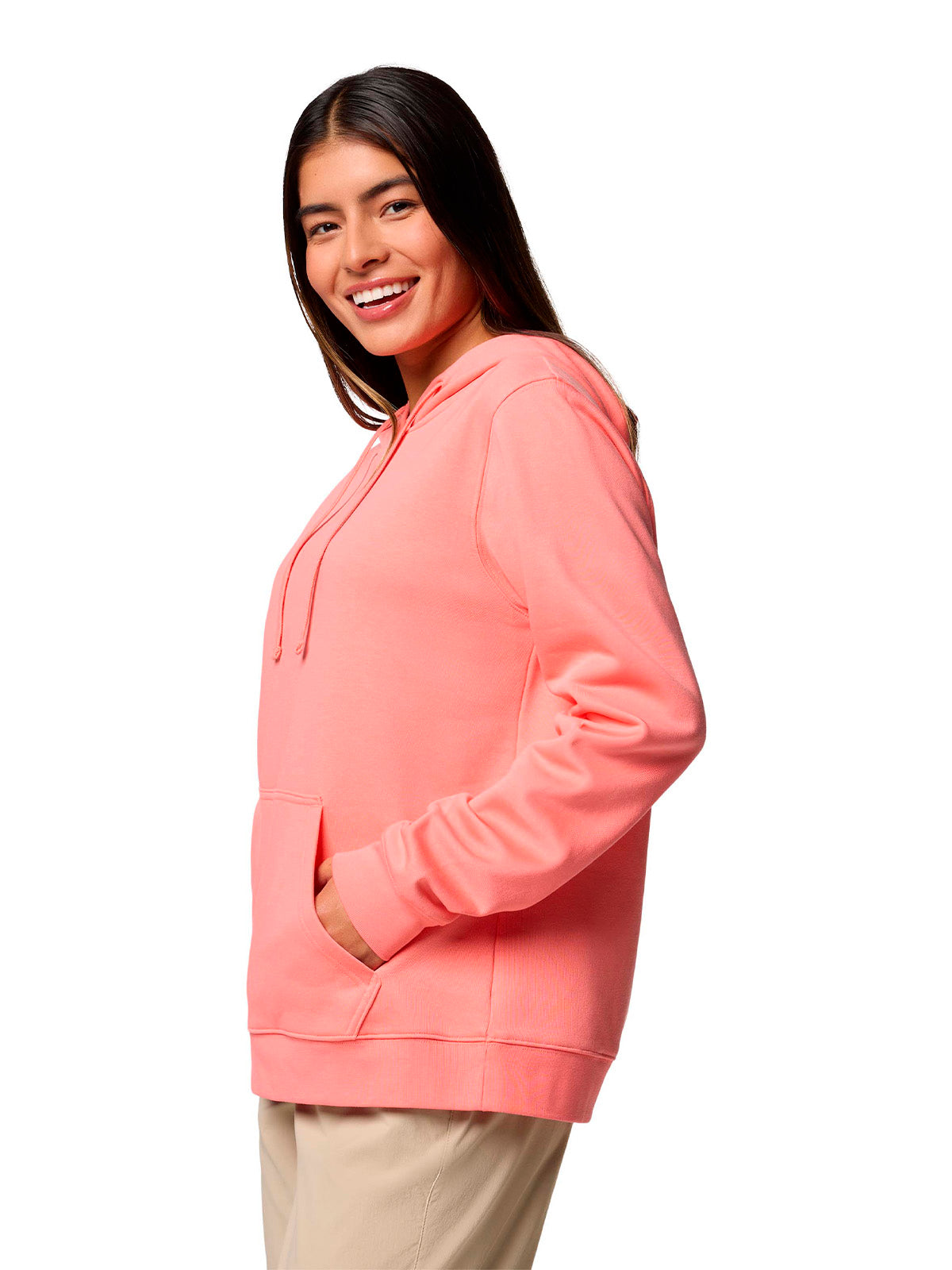 Polerón Mujer Beaumount Graphic Hoodie Rosado Columbia