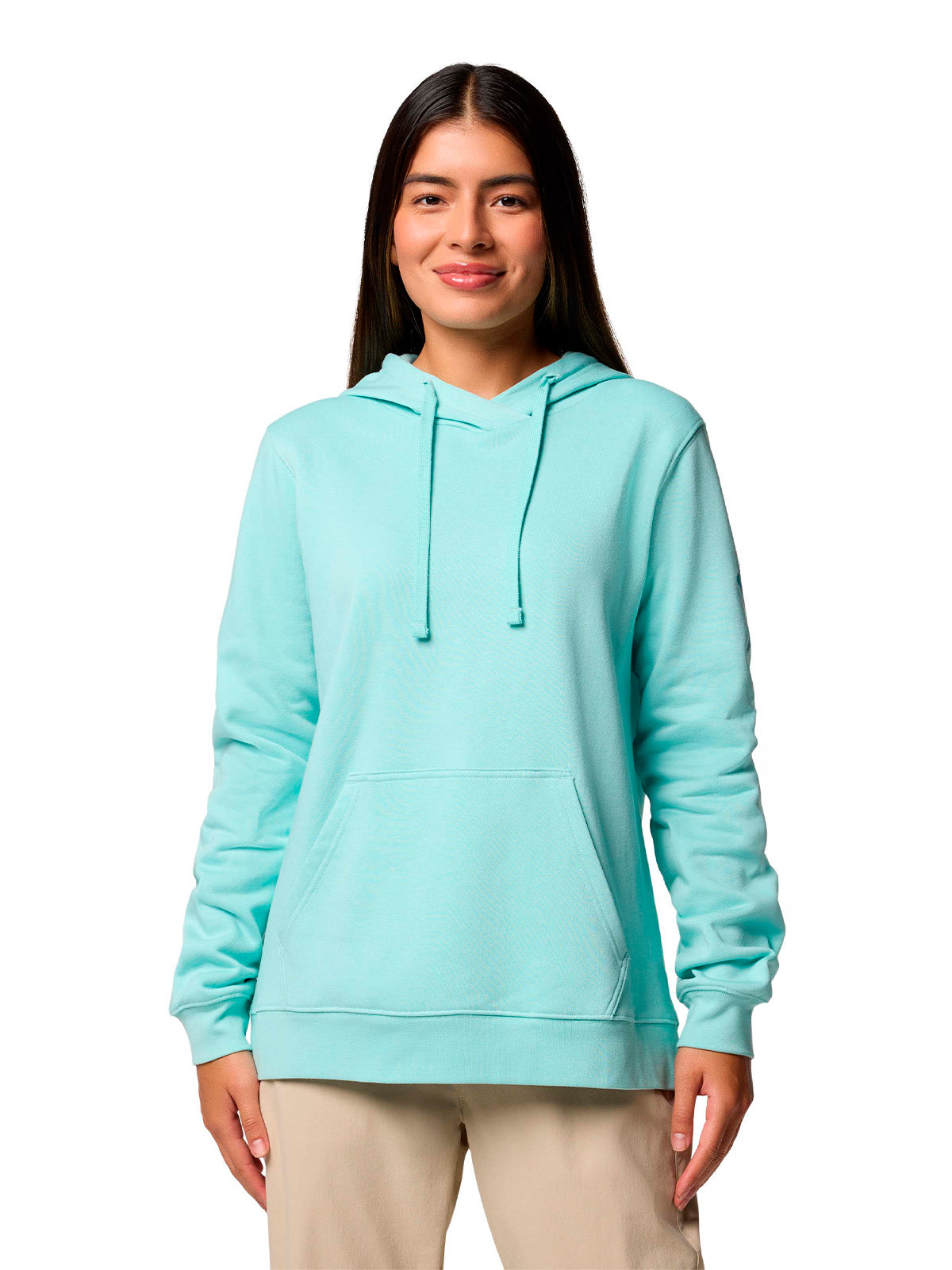 Polerón Mujer Beaumount Graphic Hoodie Verde Columbia