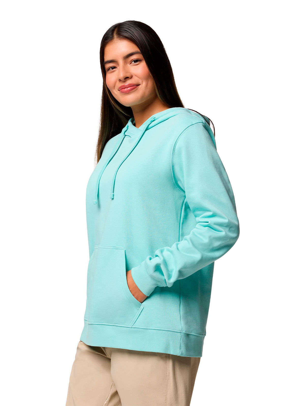 Polerón Mujer Beaumount Graphic Hoodie Verde Columbia