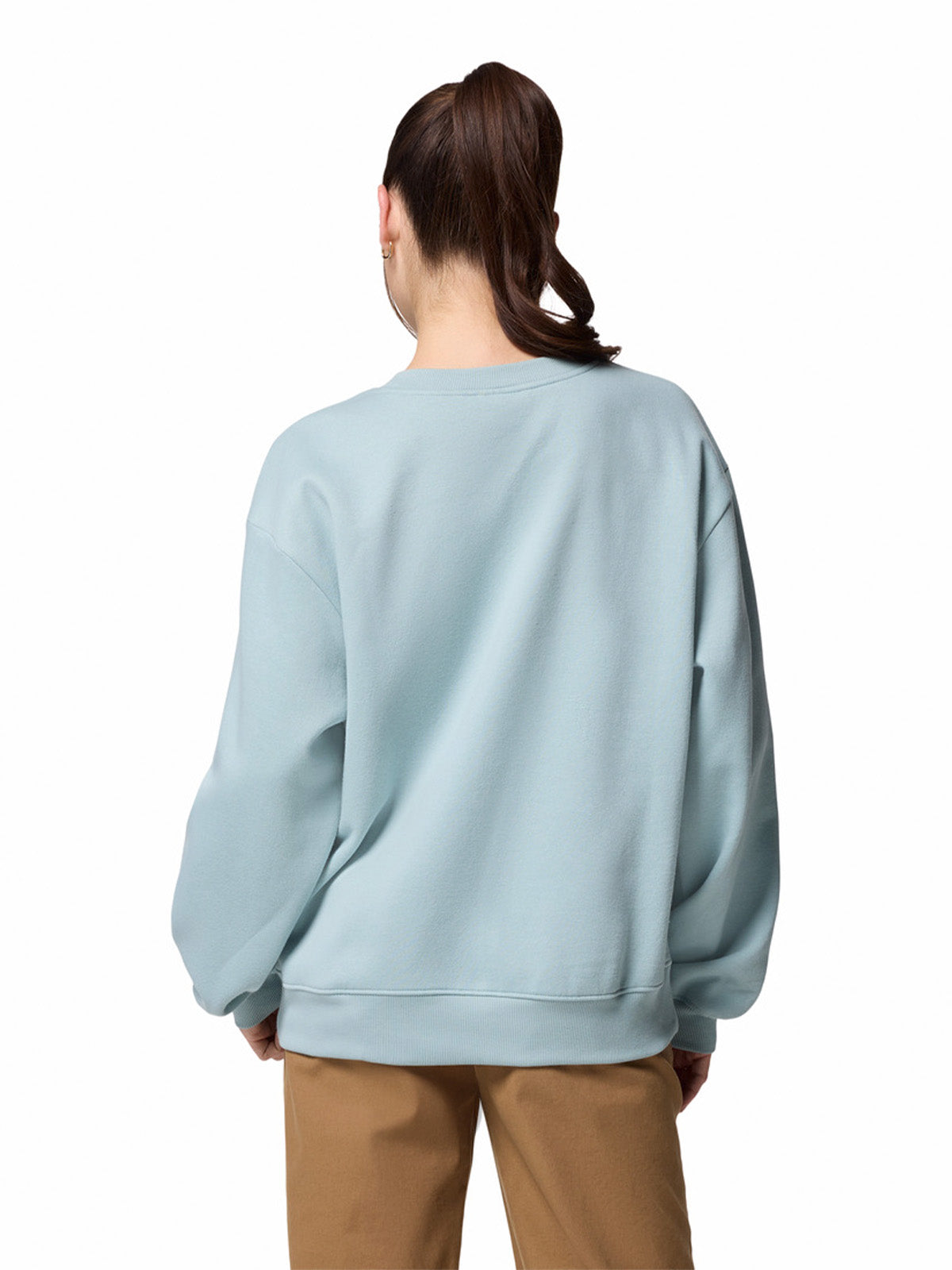 Polerón Mujer Aldermore Crew Celeste Columbia