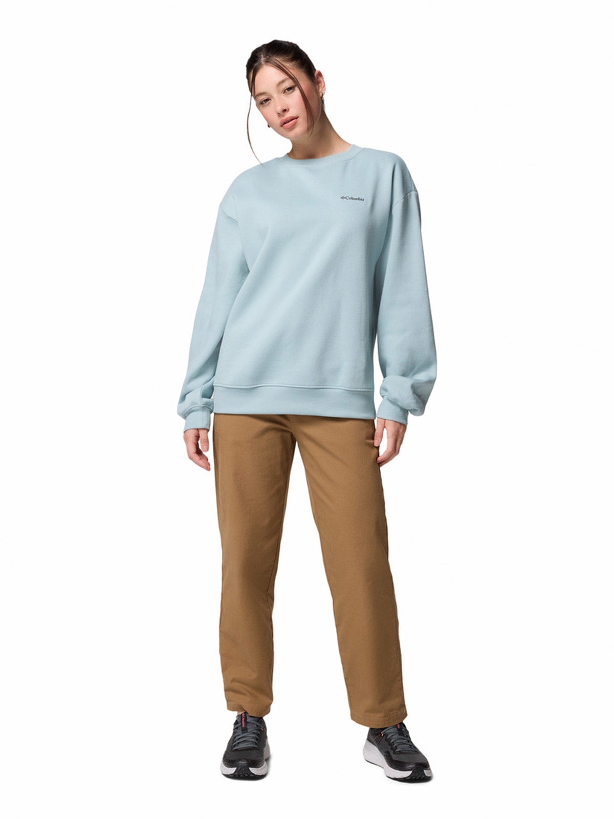Polerón Mujer Aldermore Crew Celeste Columbia