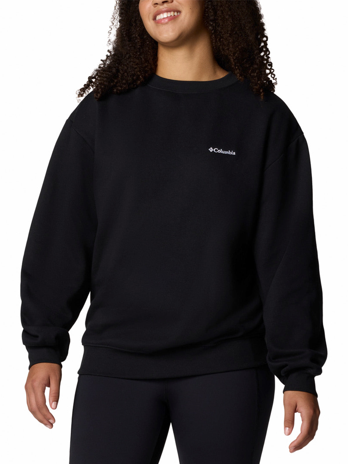 Polerón Mujer Aldermore Crew Negro Columbia