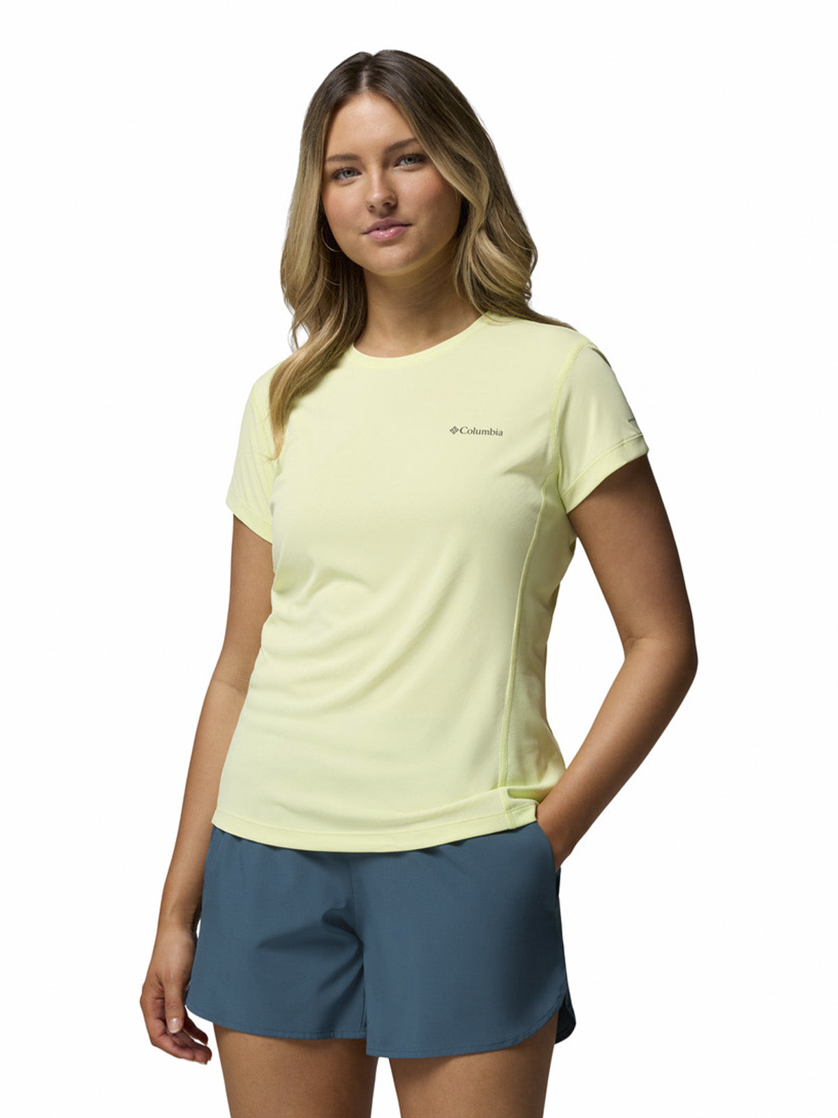 Polera Manga Corta Mujer Zero Rules Light Amarillo Columbia