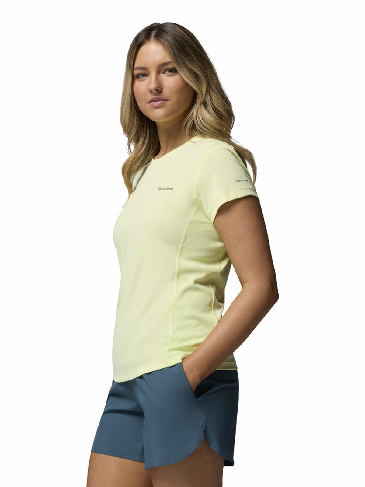 Polera Manga Corta Mujer Zero Rules Light Amarillo Columbia