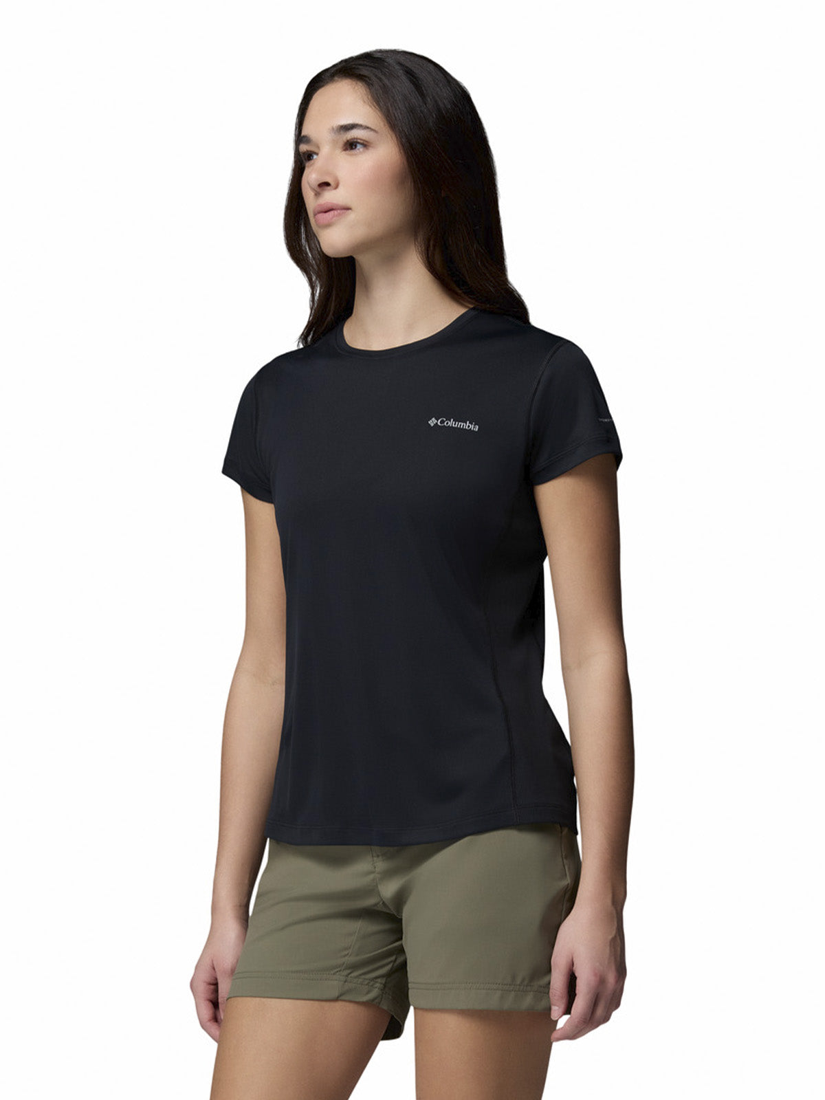 Polera Manga Corta Mujer Zero Rules Light Negro Columbia