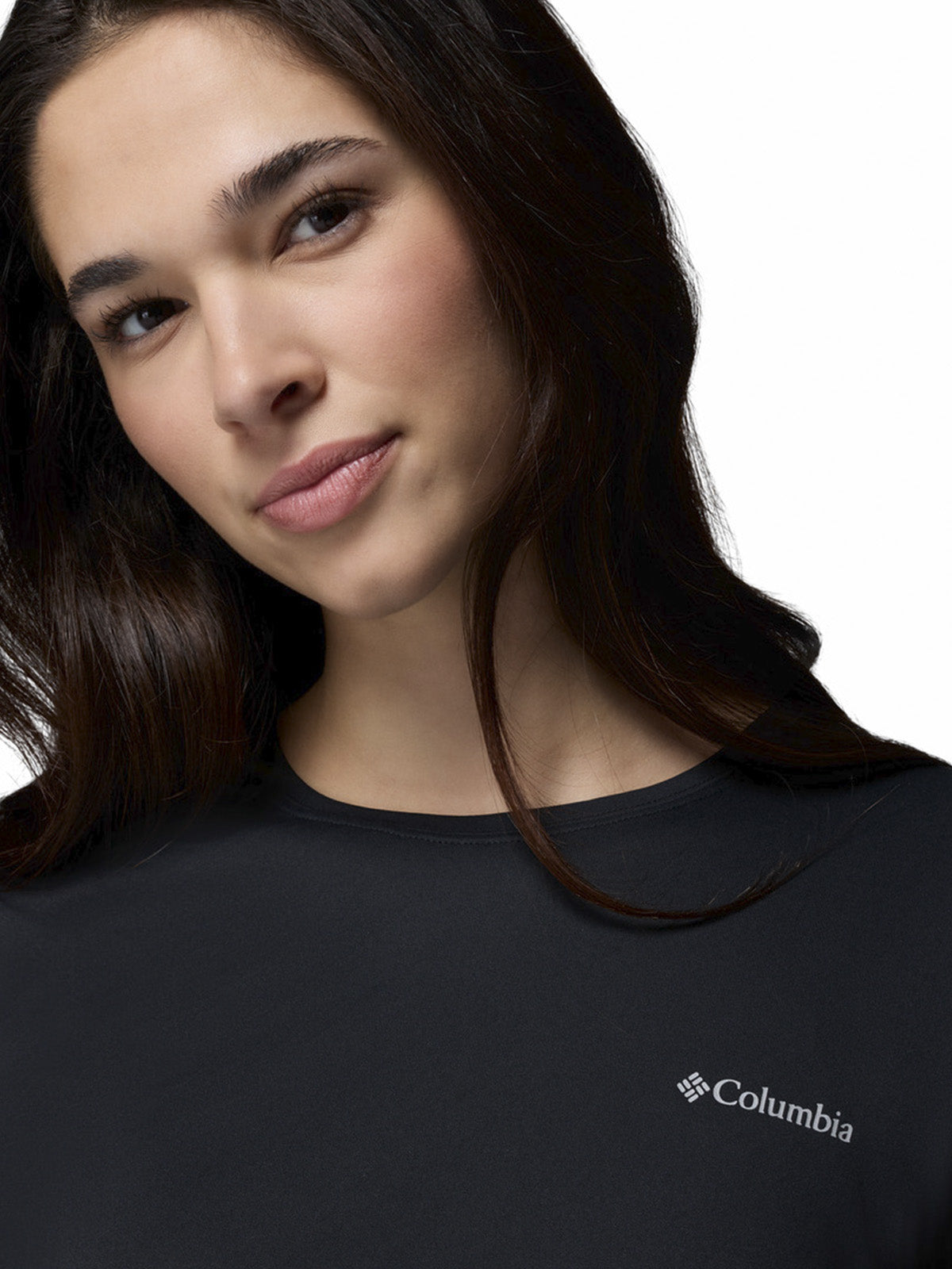 Polera Manga Corta Mujer Zero Rules Light Negro Columbia