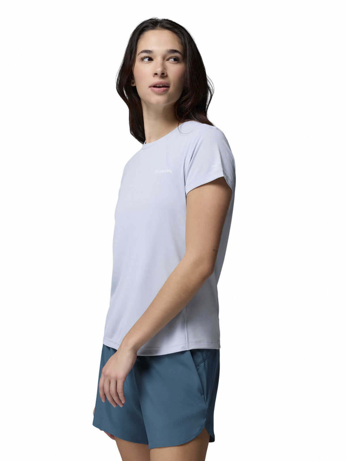 Polera Manga Corta Mujer Zero Rules Light Gris Columbia