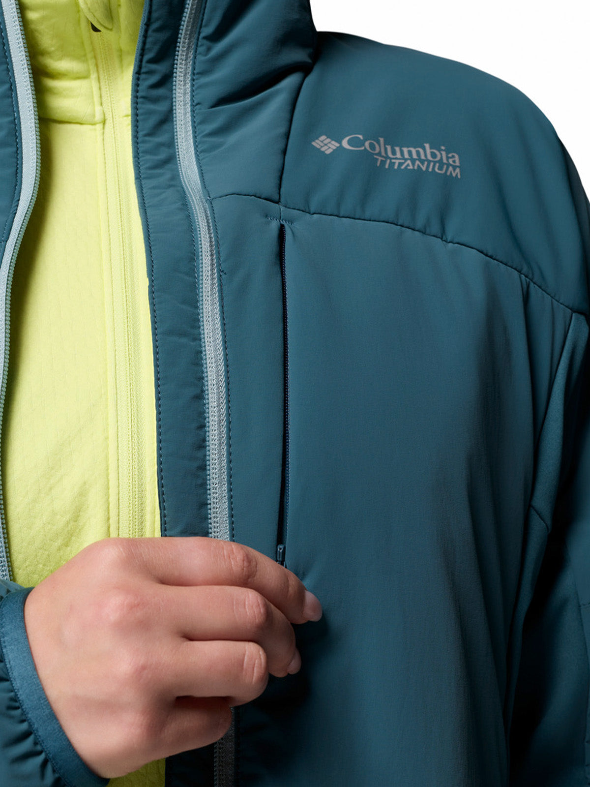 Parka Mujer Silver Leaf Lite Jkt Azul Columbia