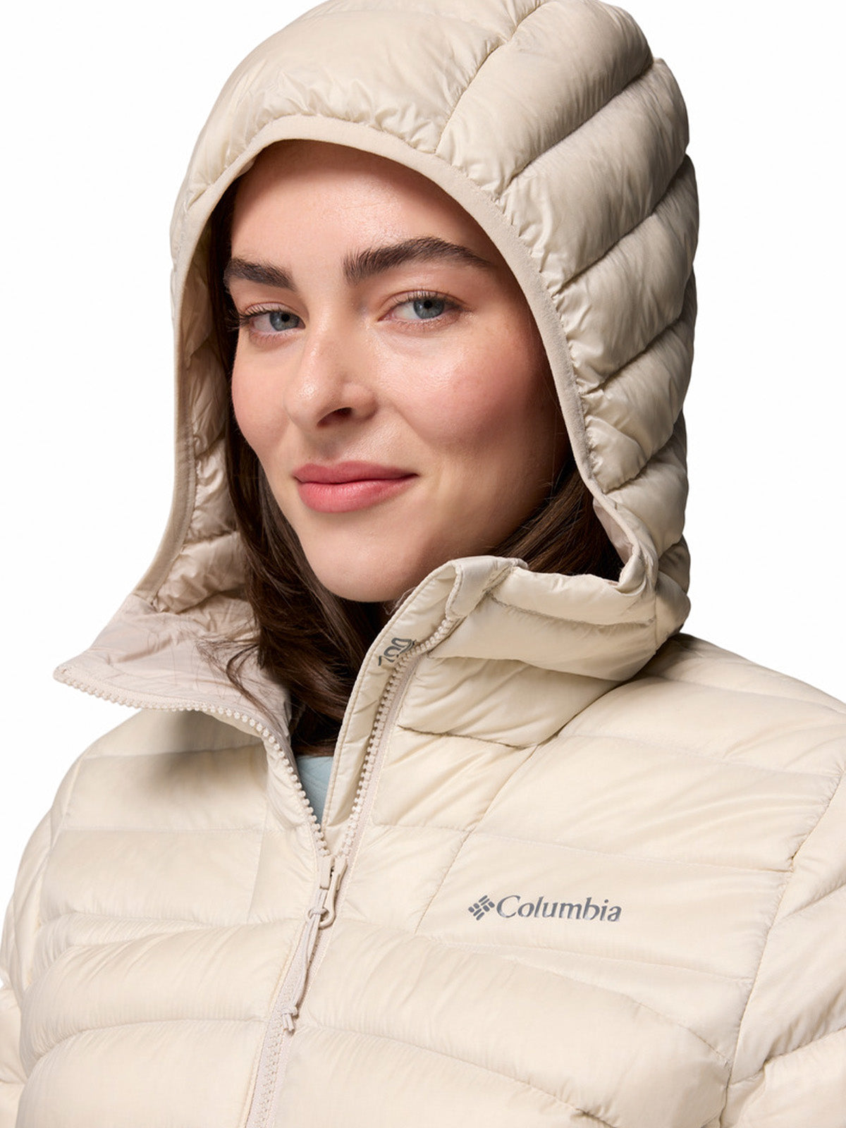 Parka Mujer Corelite Down Jacket Gris Columbia