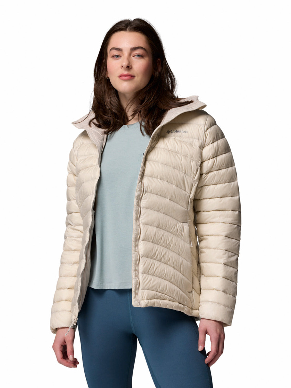Parka Mujer Corelite Down Jacket Gris Columbia