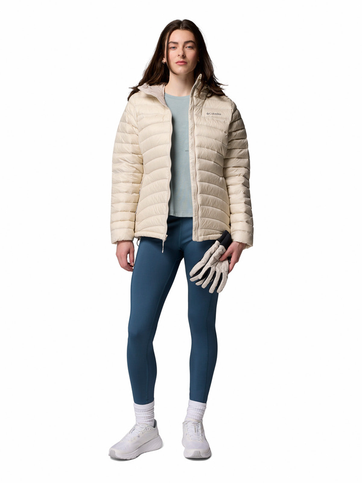 Parka Mujer Corelite Down Jacket Gris Columbia