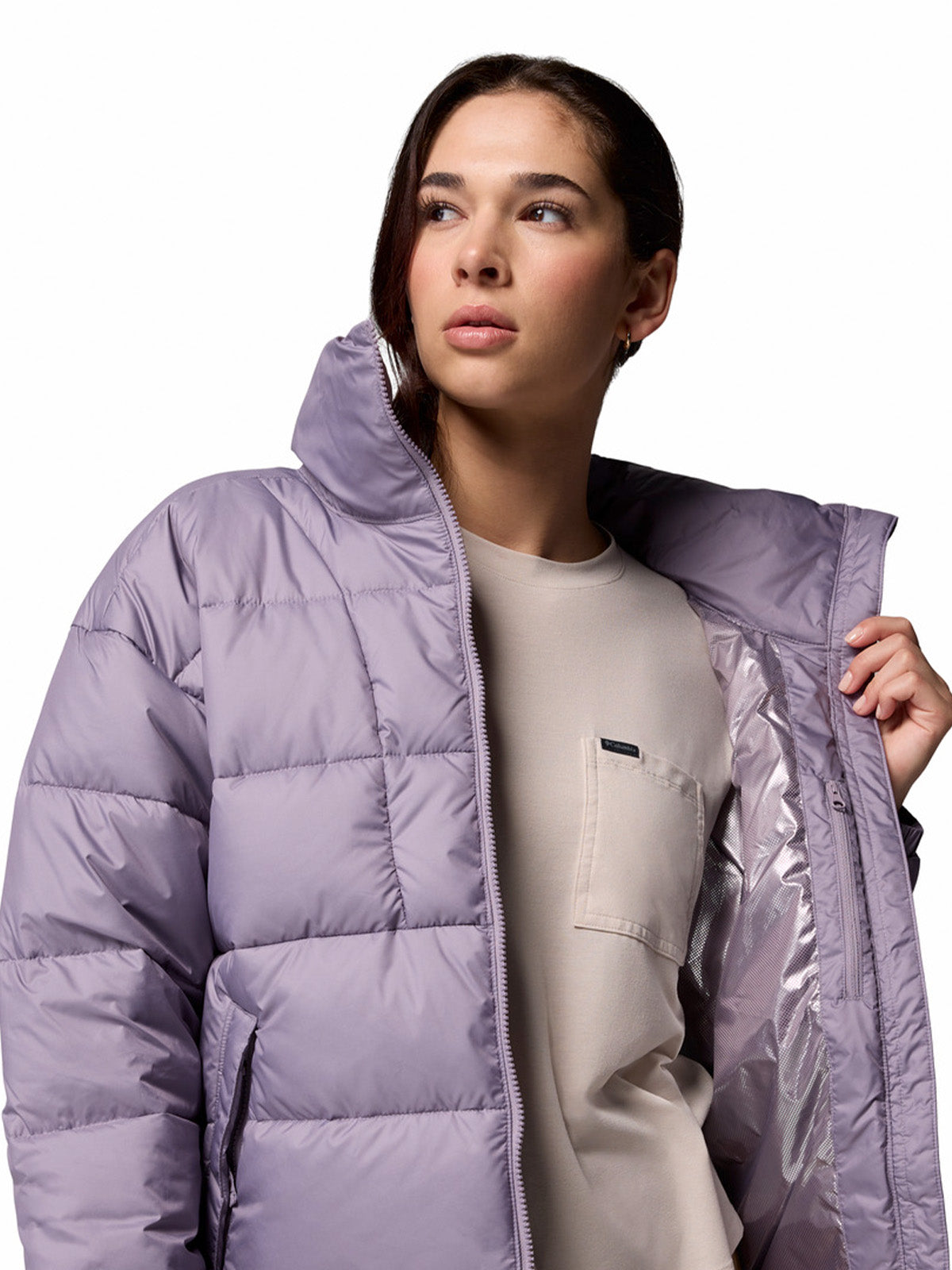 Parka Mujer Pike Lake Jacket Morado Columbia