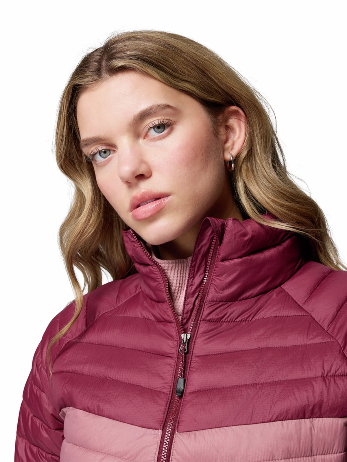 Parka Mujer Powder Pass Rosado Columbia