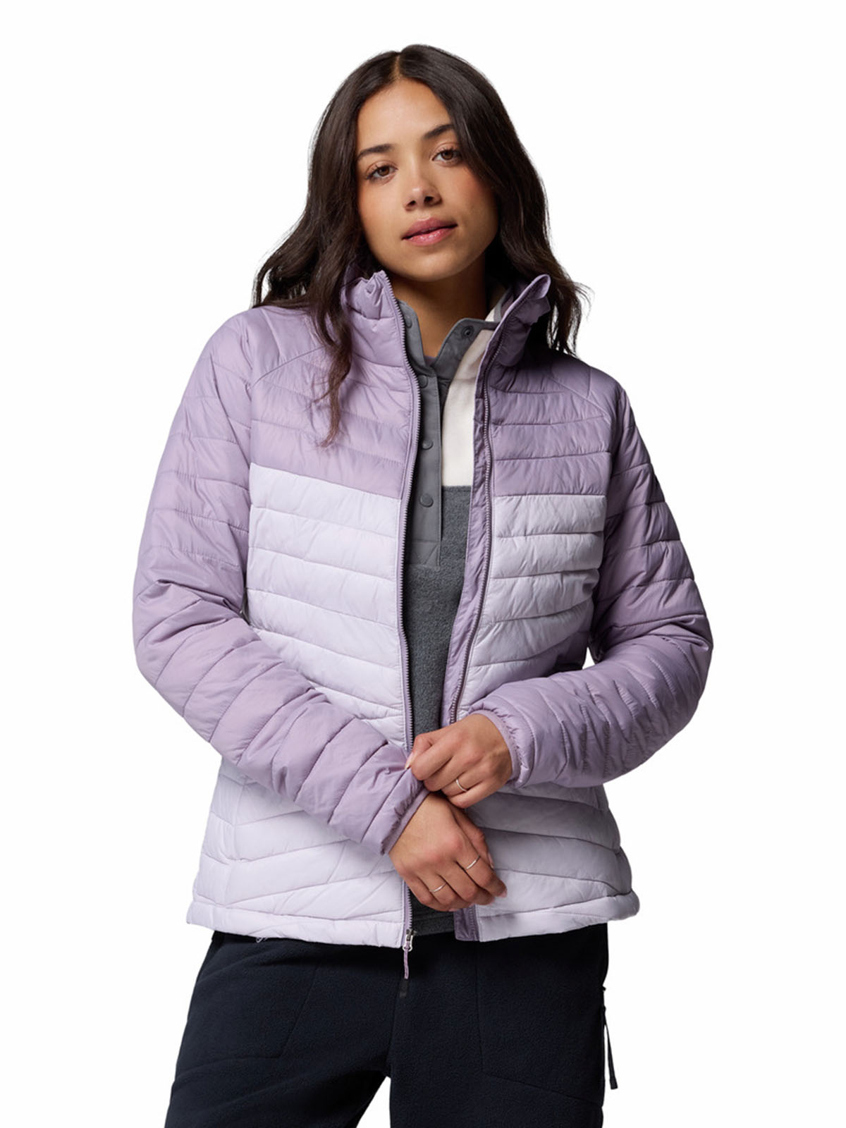 Parka Mujer Powder Pass  Morado Columbia