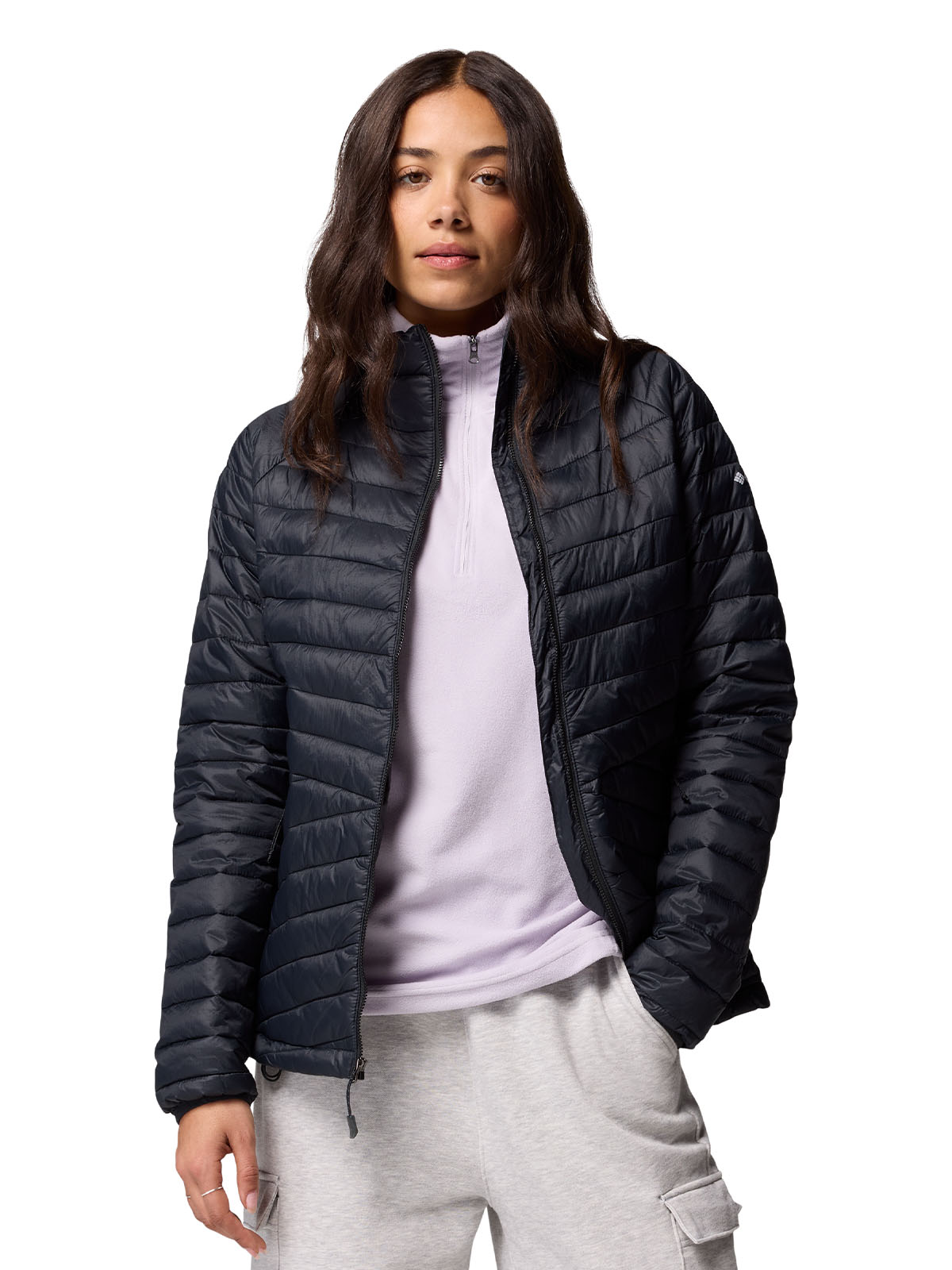 Parka Mujer Powder Pass  Negro Columbia