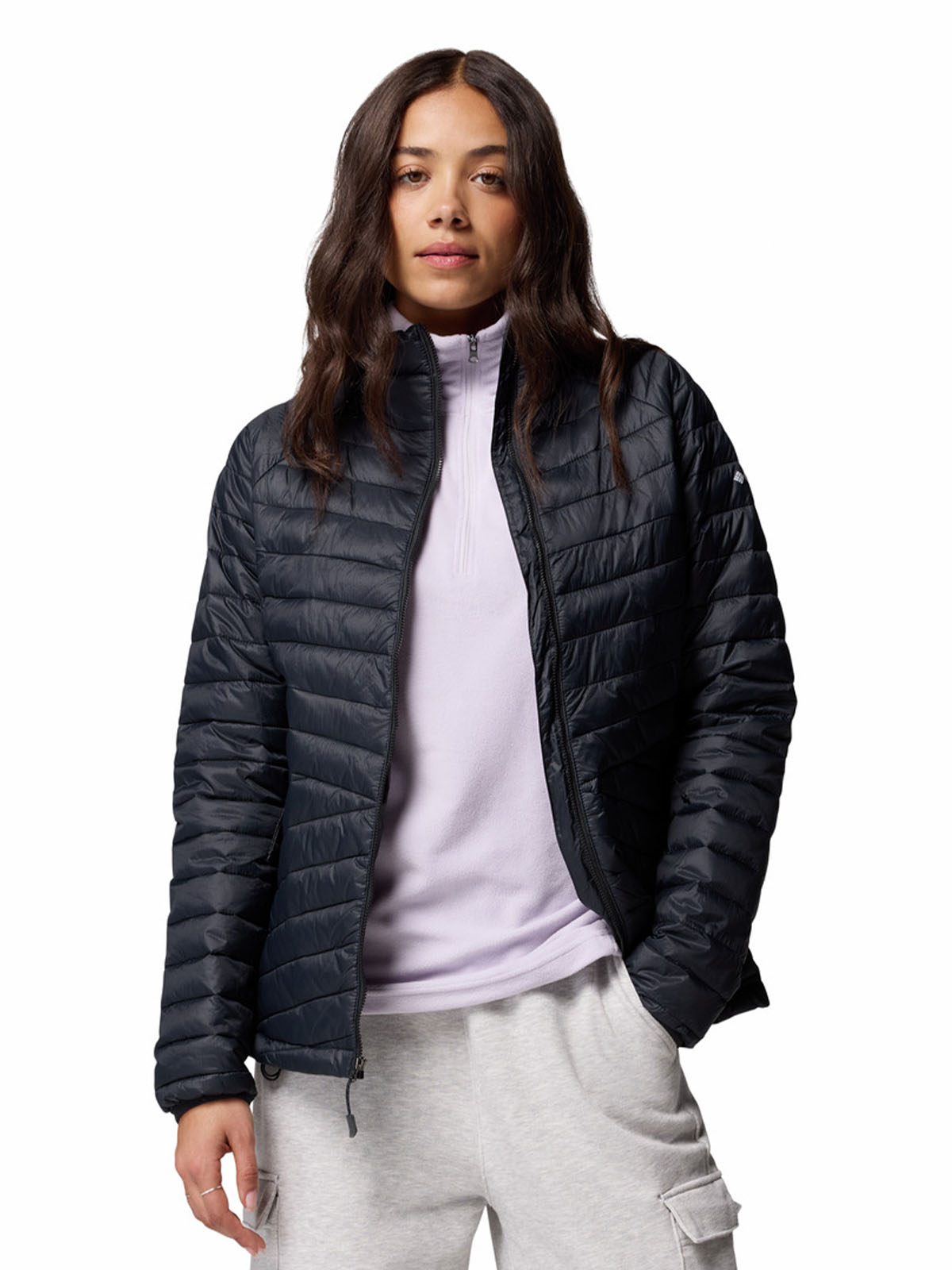 Parka Mujer Powder Pass  Negro Columbia