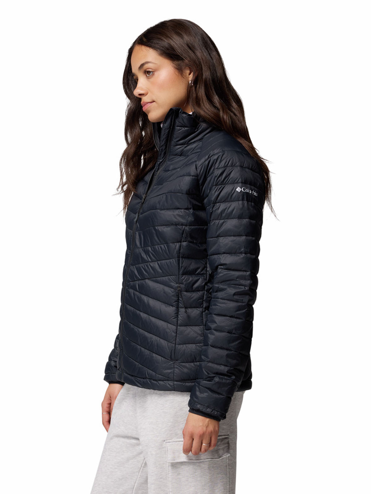 Parka Mujer Powder Pass  Negro Columbia